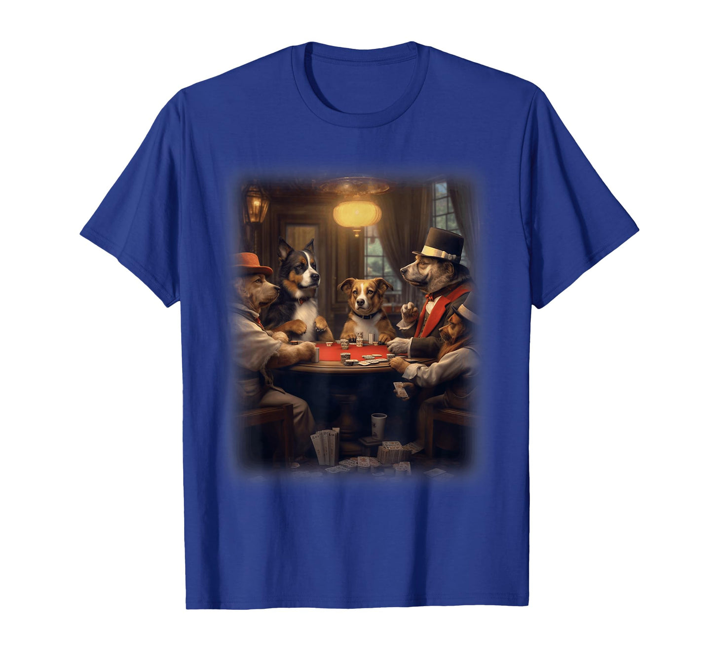 Dogs Playing Poker | A Friend in Need | Funny Dog Lover Art T-Shirt