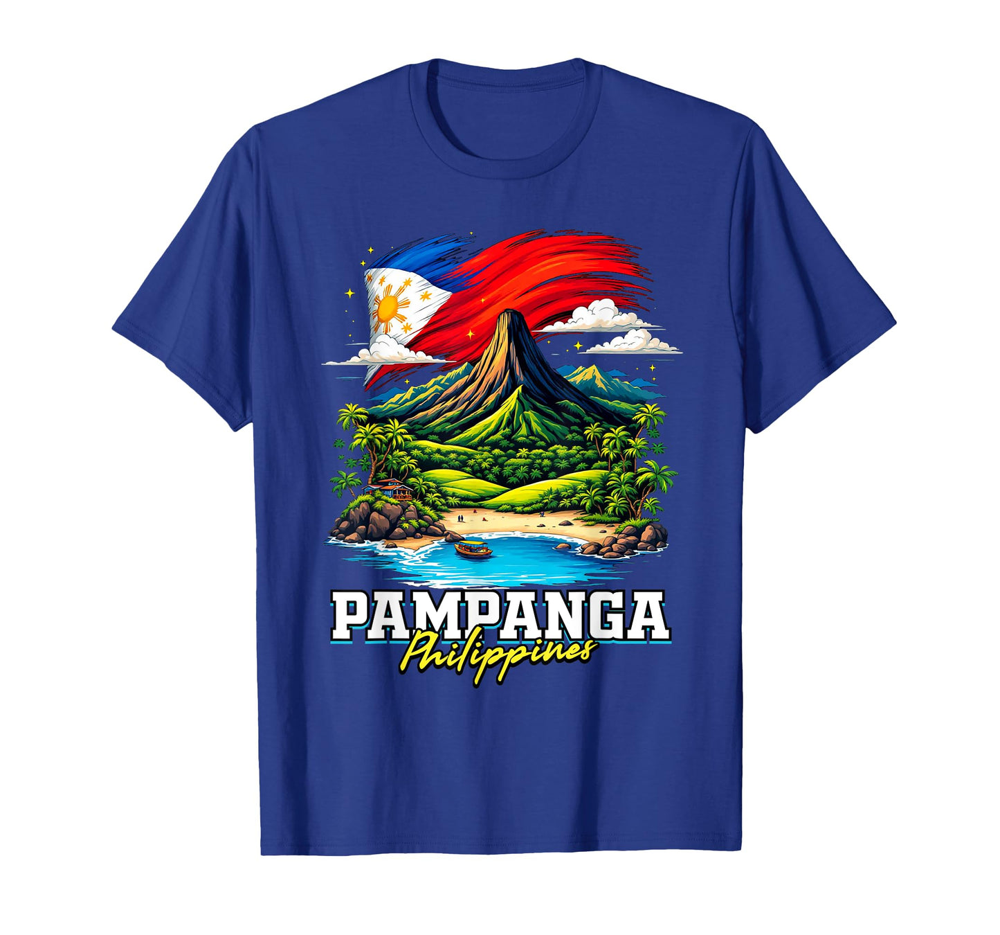 Pampanga Philippines Souvenir Filipino Flag T-Shirt