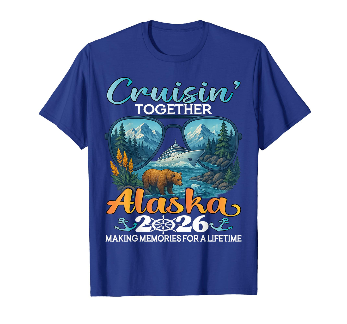 Cruisin Together Alaska 2026 Group Alaska Cruise Family T-Shirt