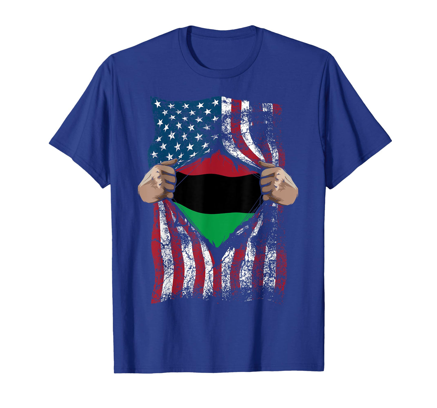 Pan African Unia Flag Shirt | Loyal Afro-Americans USA Gift T-Shirt
