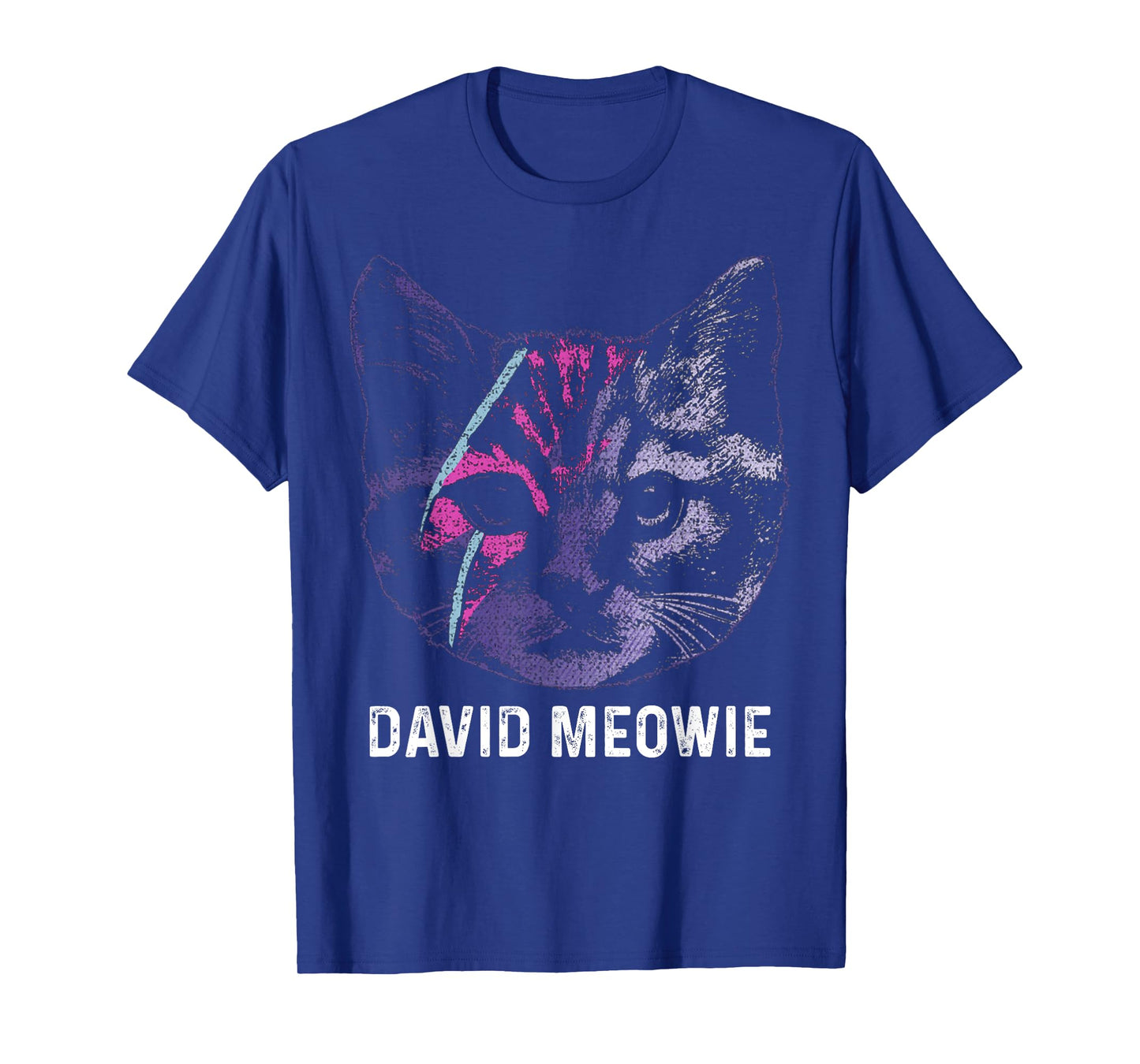 David Meowie Funny Cat Cat Lover T-Shirt