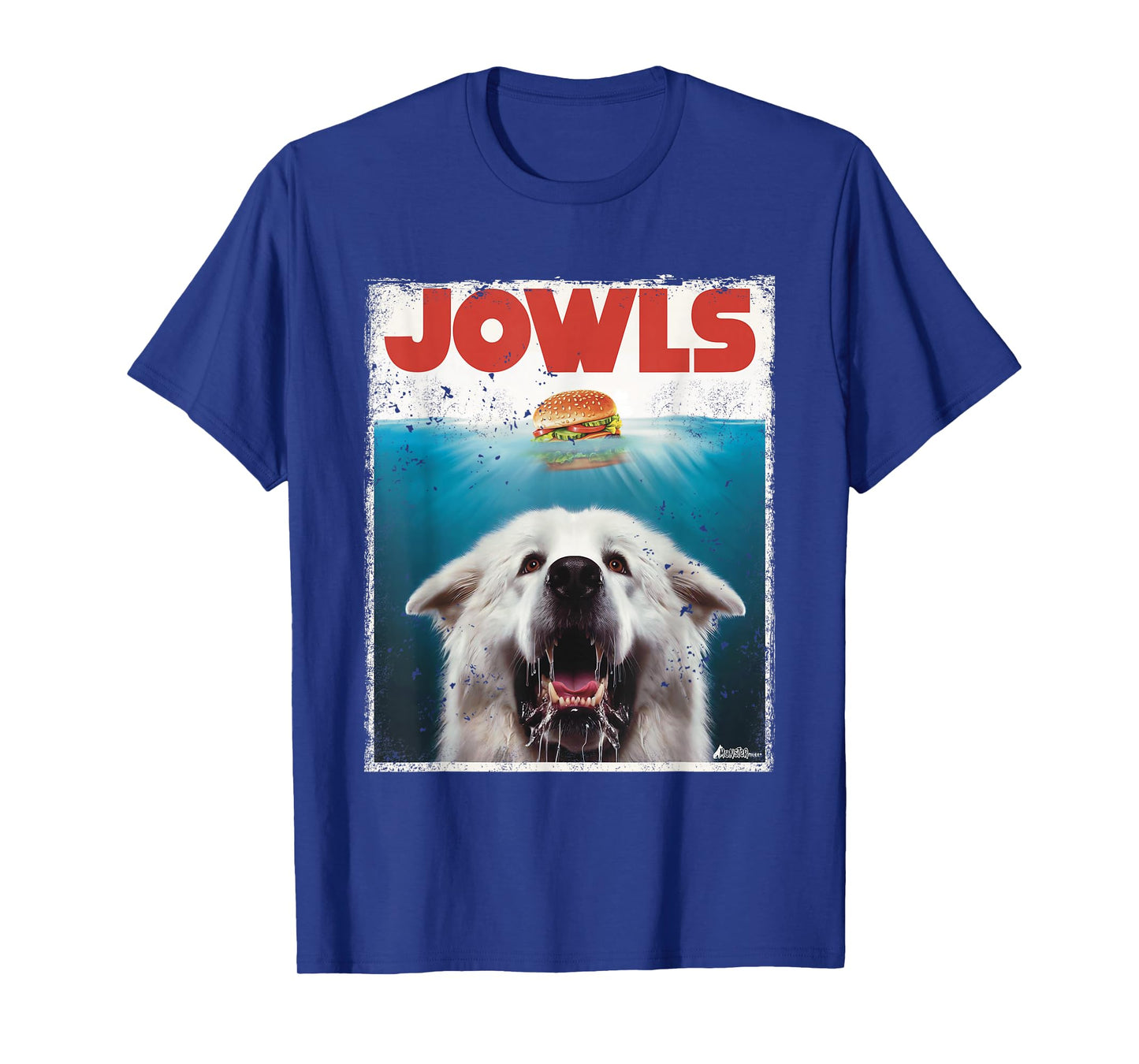 Funny Great Pyrenees Jowls Burger, Gentle Giant Cute Dog Mom T-Shirt