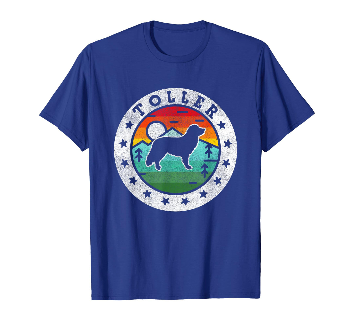 Vintage Nova Scotia Duck Tolling Retriever Toller Retro Dog T-Shirt