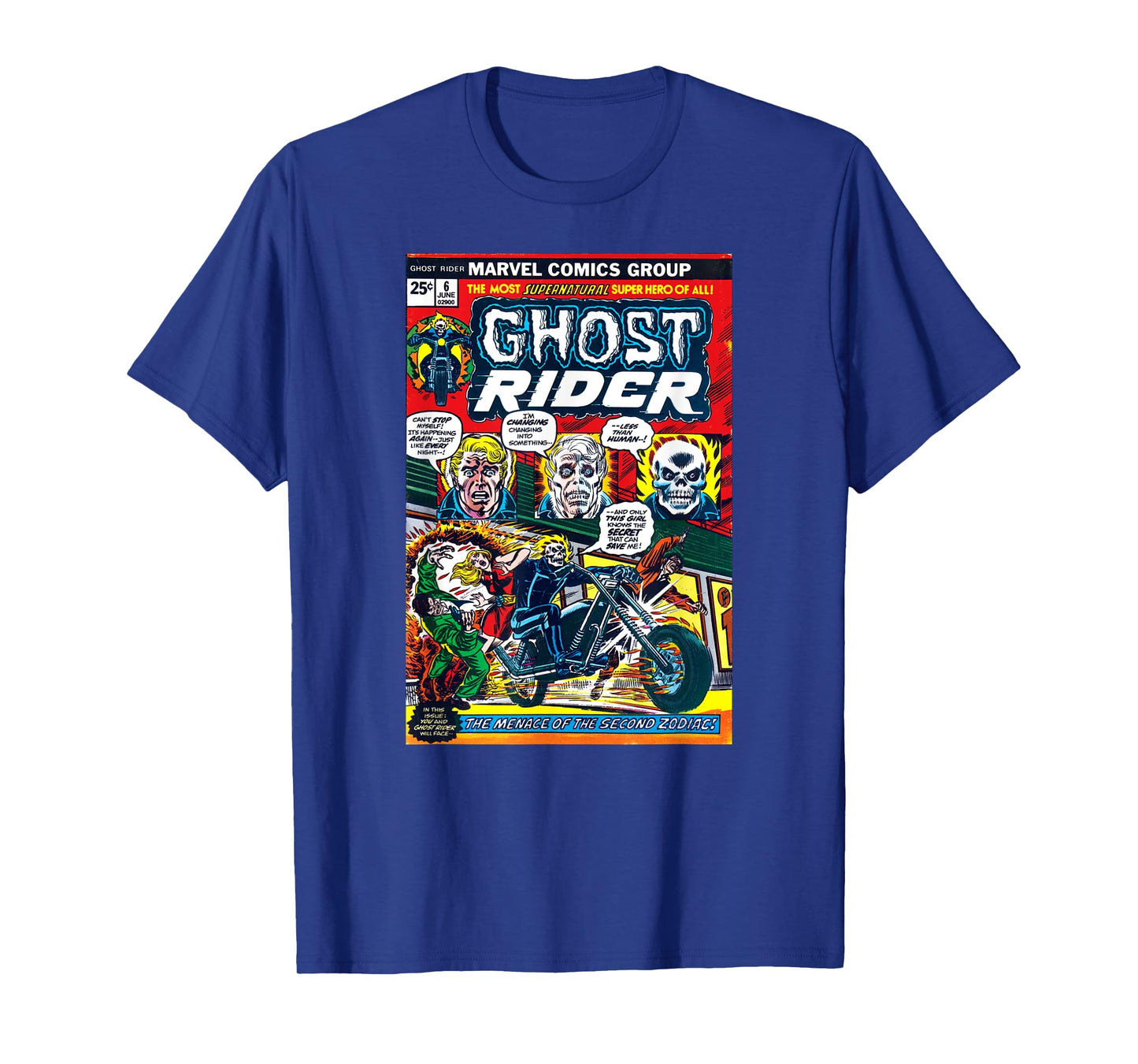 Marvel Ghost Rider #6 Vintage Comic Cover Halloween T-Shirt