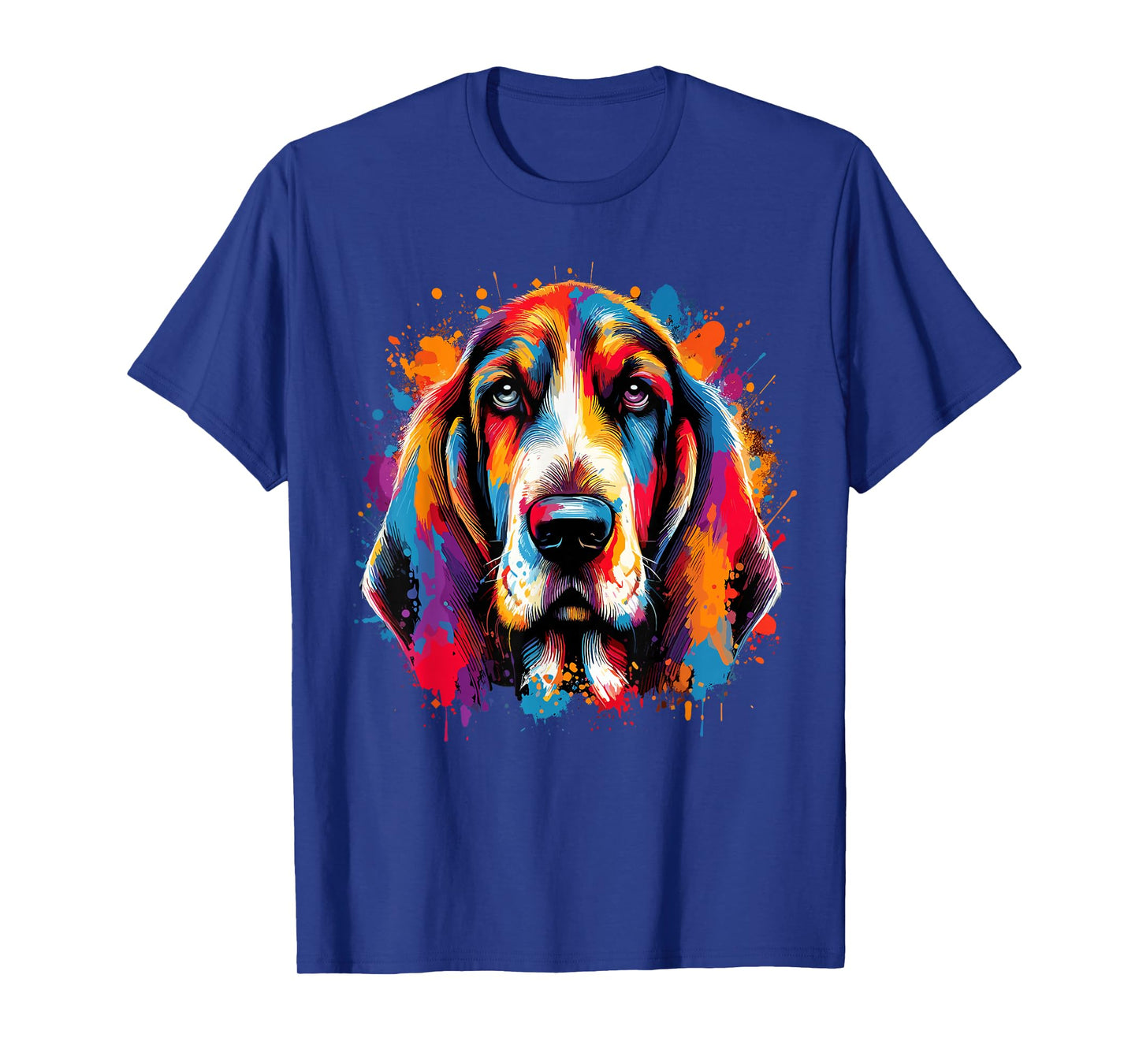 Basset Hound Splash Art T-Shirt