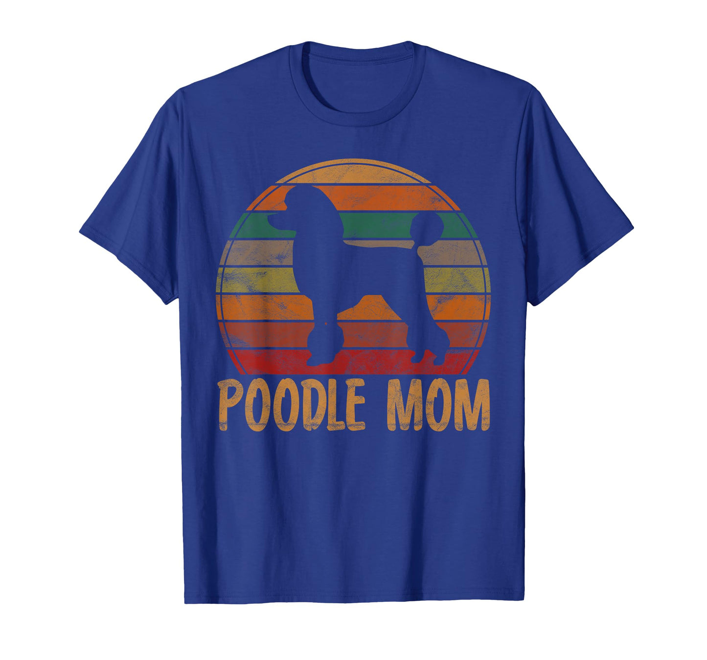 Retro Poodle Mom Gift Dog Mother Pet Poodle Mama Men Women Kids T-Shirt