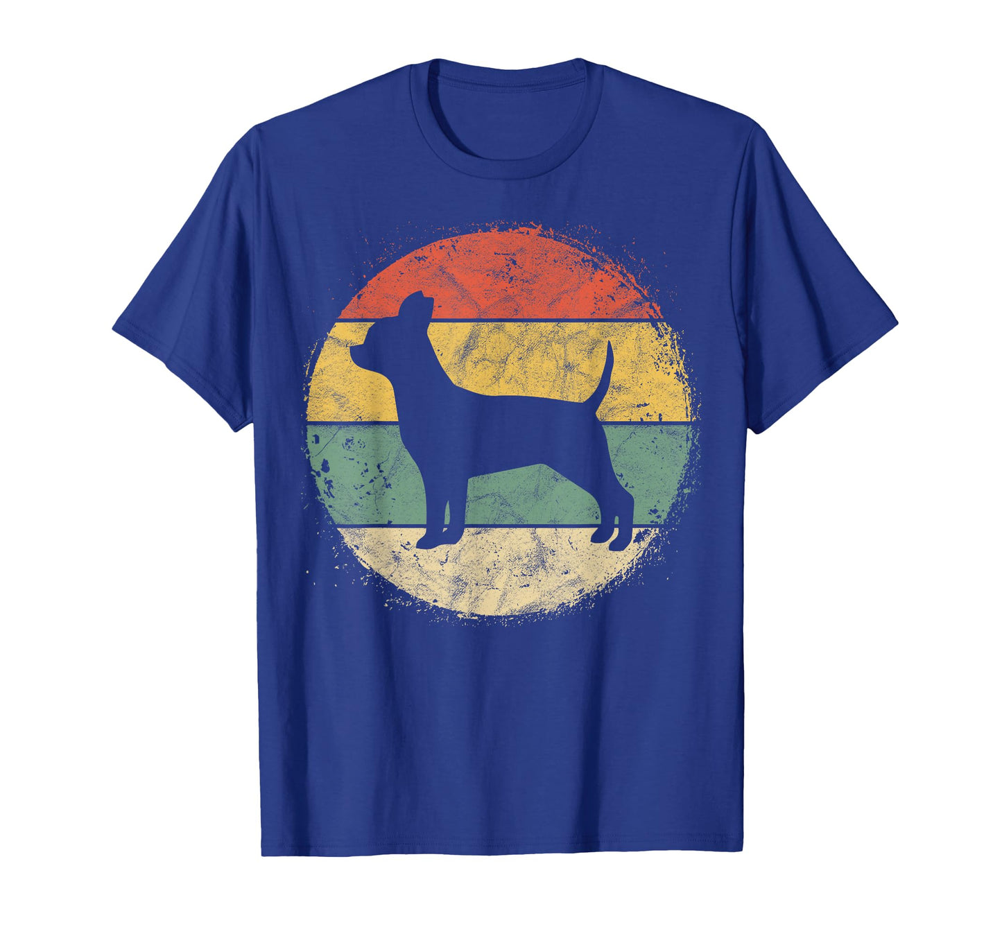 Circular Retro Chihuahua Owner Gift Chi-chi Parents Dog Mom Men Women Girls Kids T-Shirt