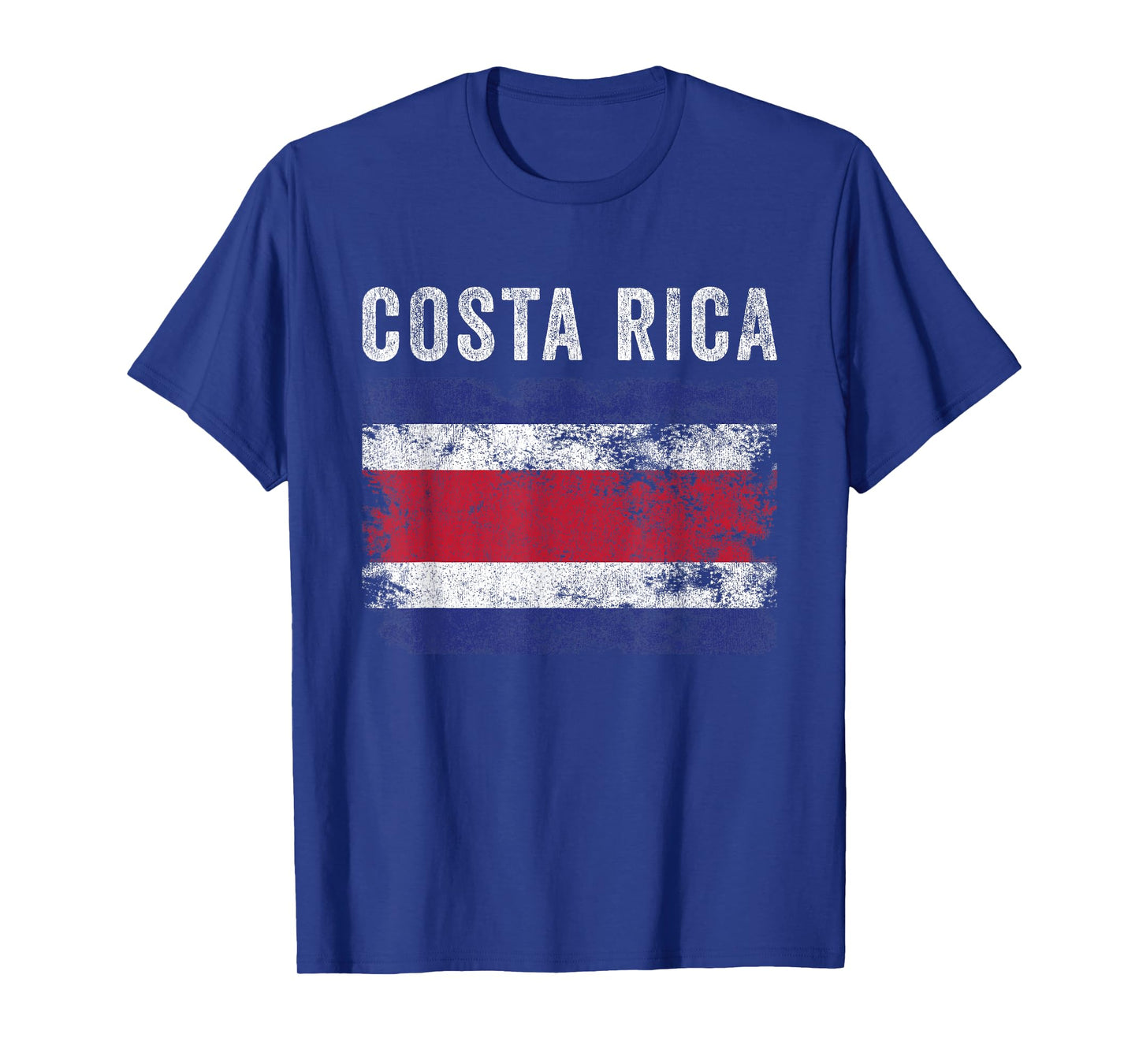 Costa Rica Flag Distressed - Men Women - Costa Rican Flag T-Shirt