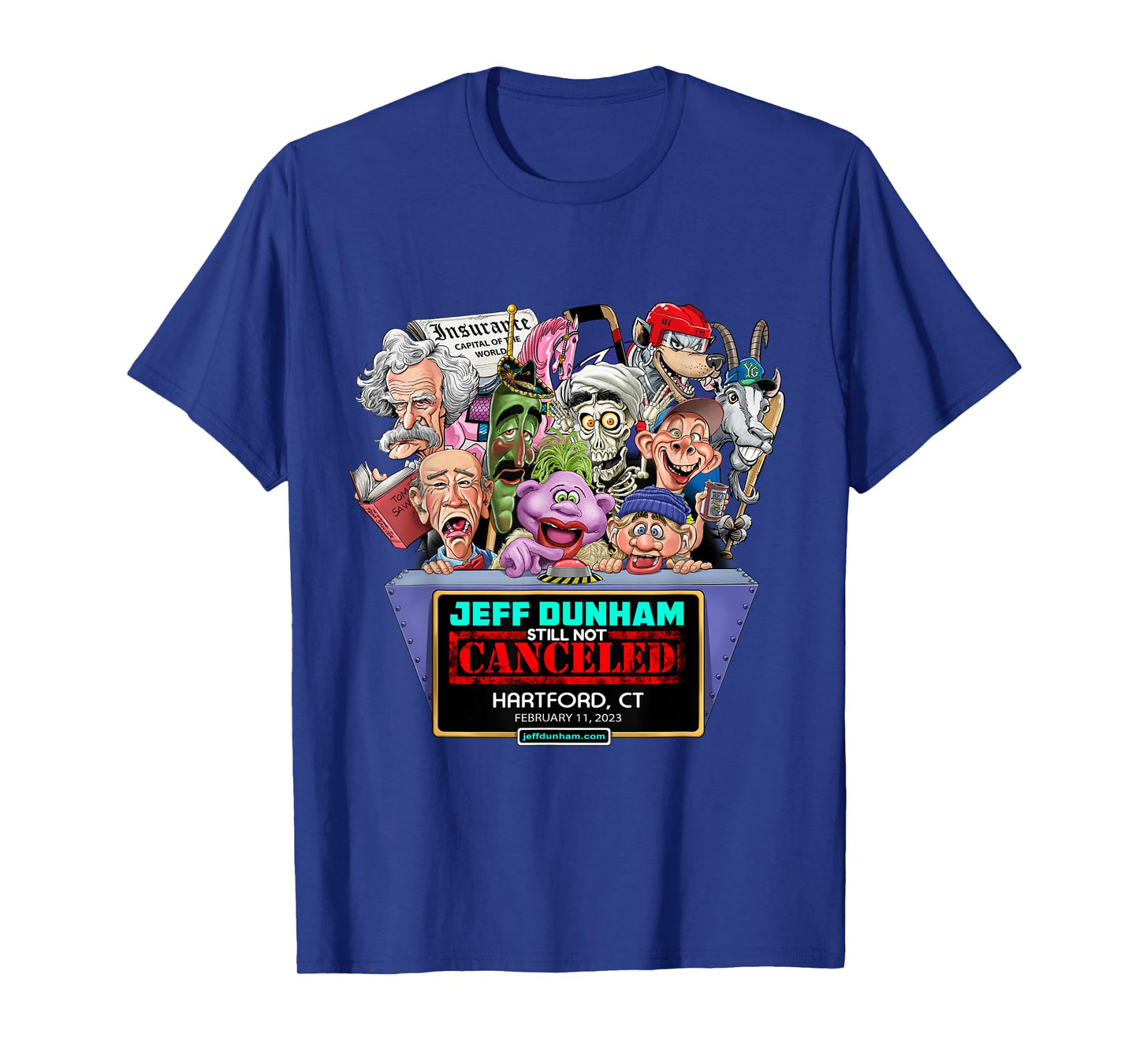 Jeff Dunham Hartford, CT (2023) T-Shirt