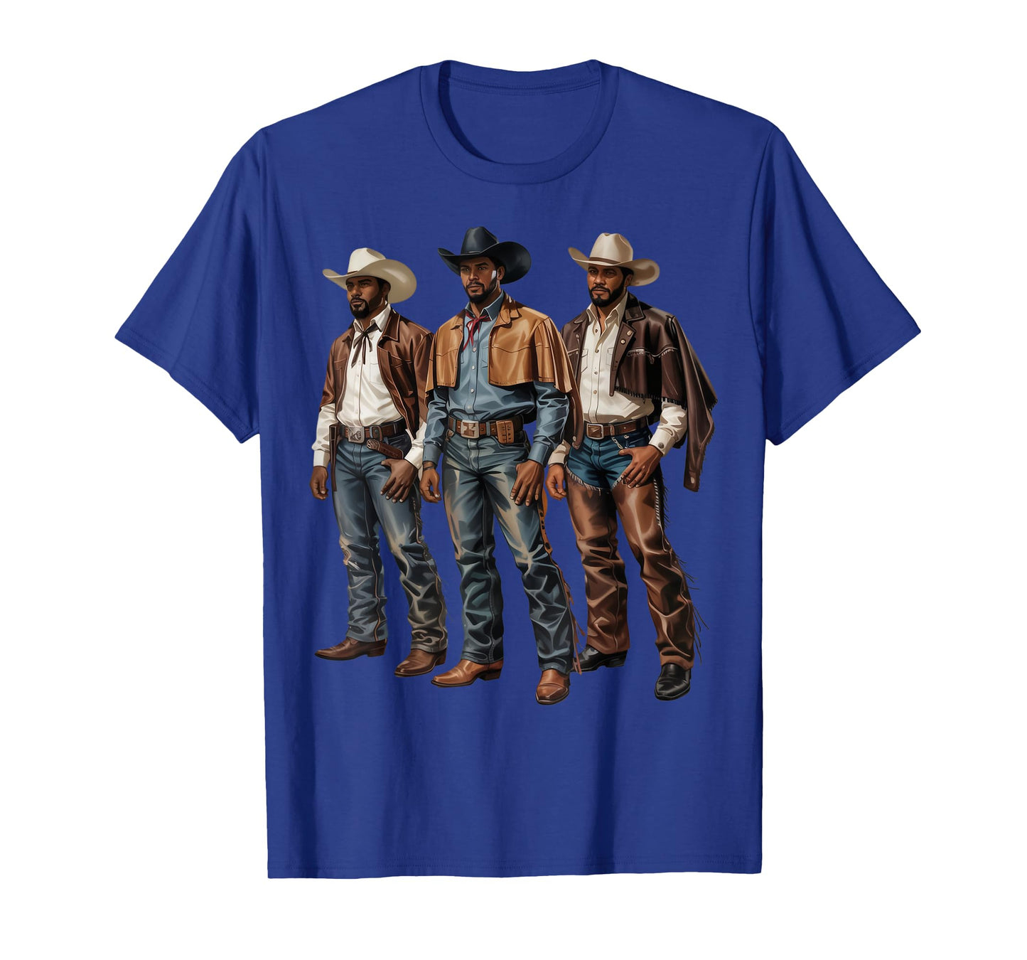Black Cowboy Vibes Melanin Black History Texas Western Rodeo T-Shirt