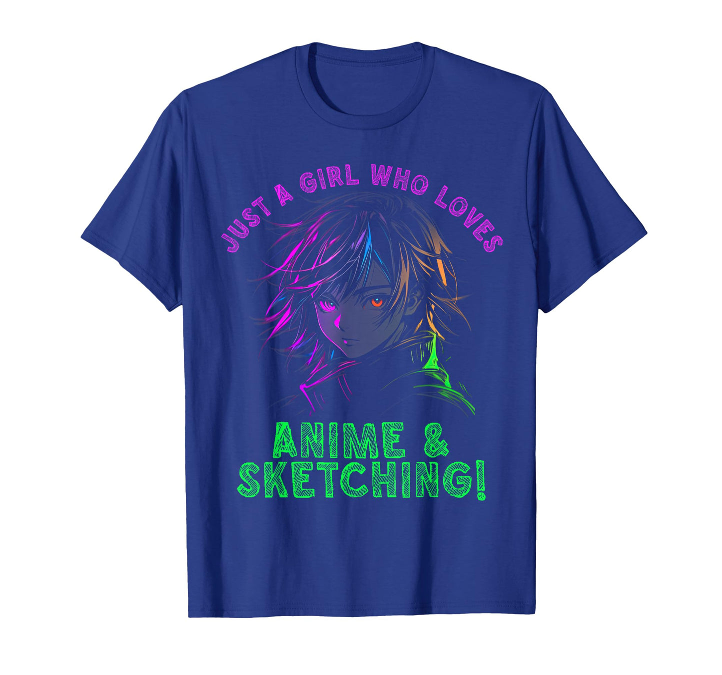 Just a girl who loves Anime and Sketching Manga Anime Lover T-Shirt