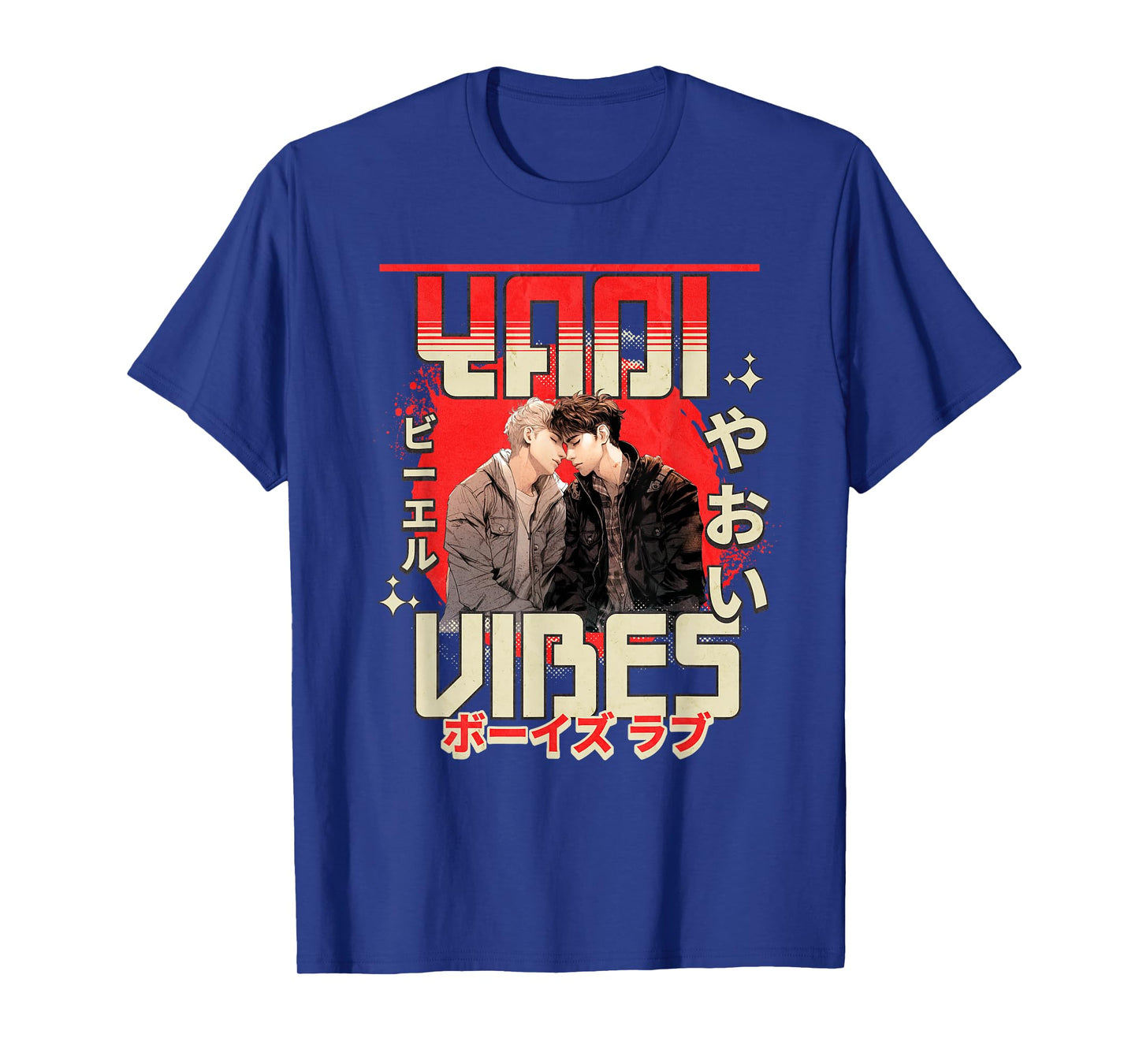 Yaoi Embrace - Japanese Boys Love Graphic T-Shirt