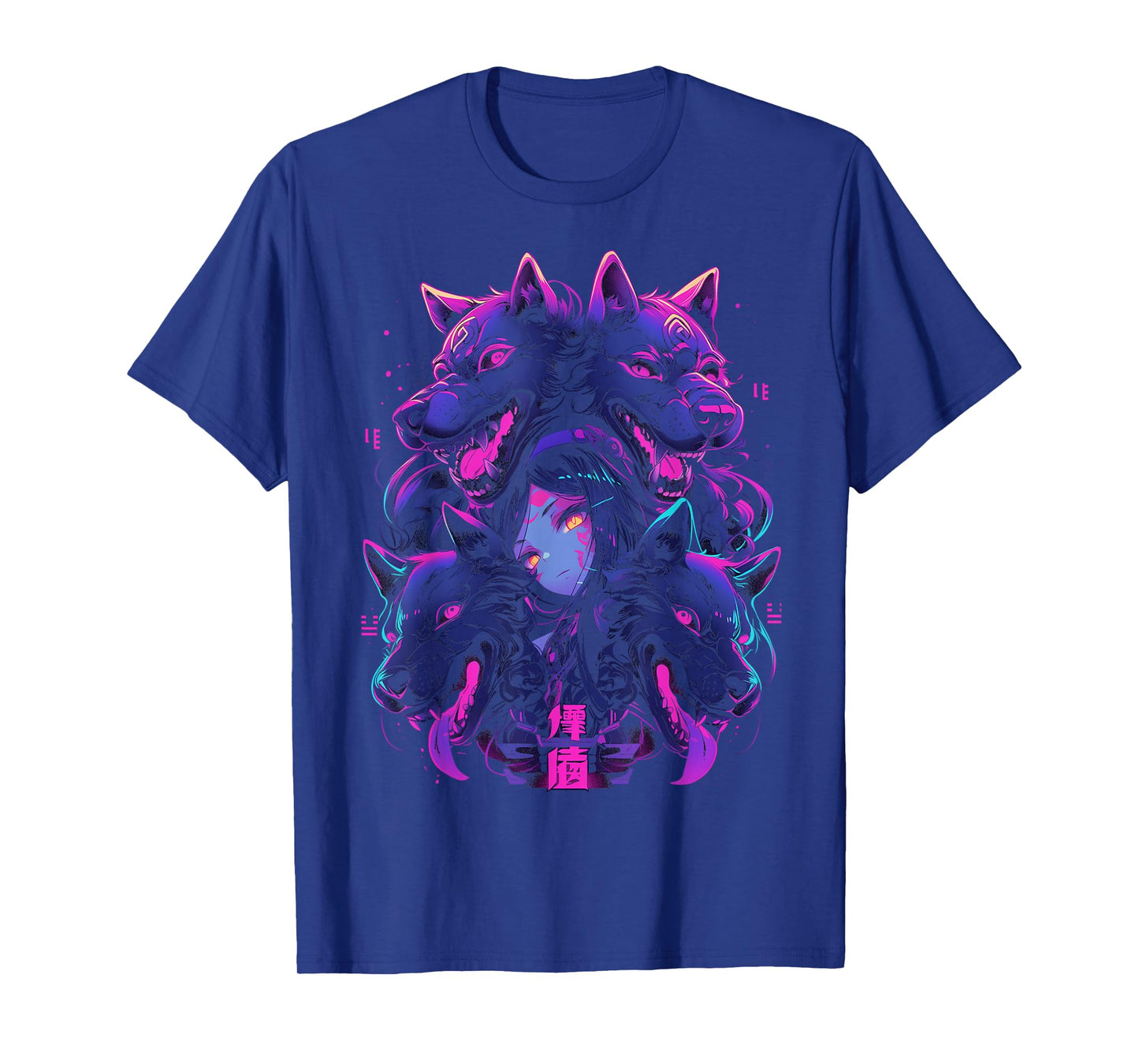 Anime Manga Cyberpunk Aesthetic Techwear Harajuku | Wolf T-Shirt