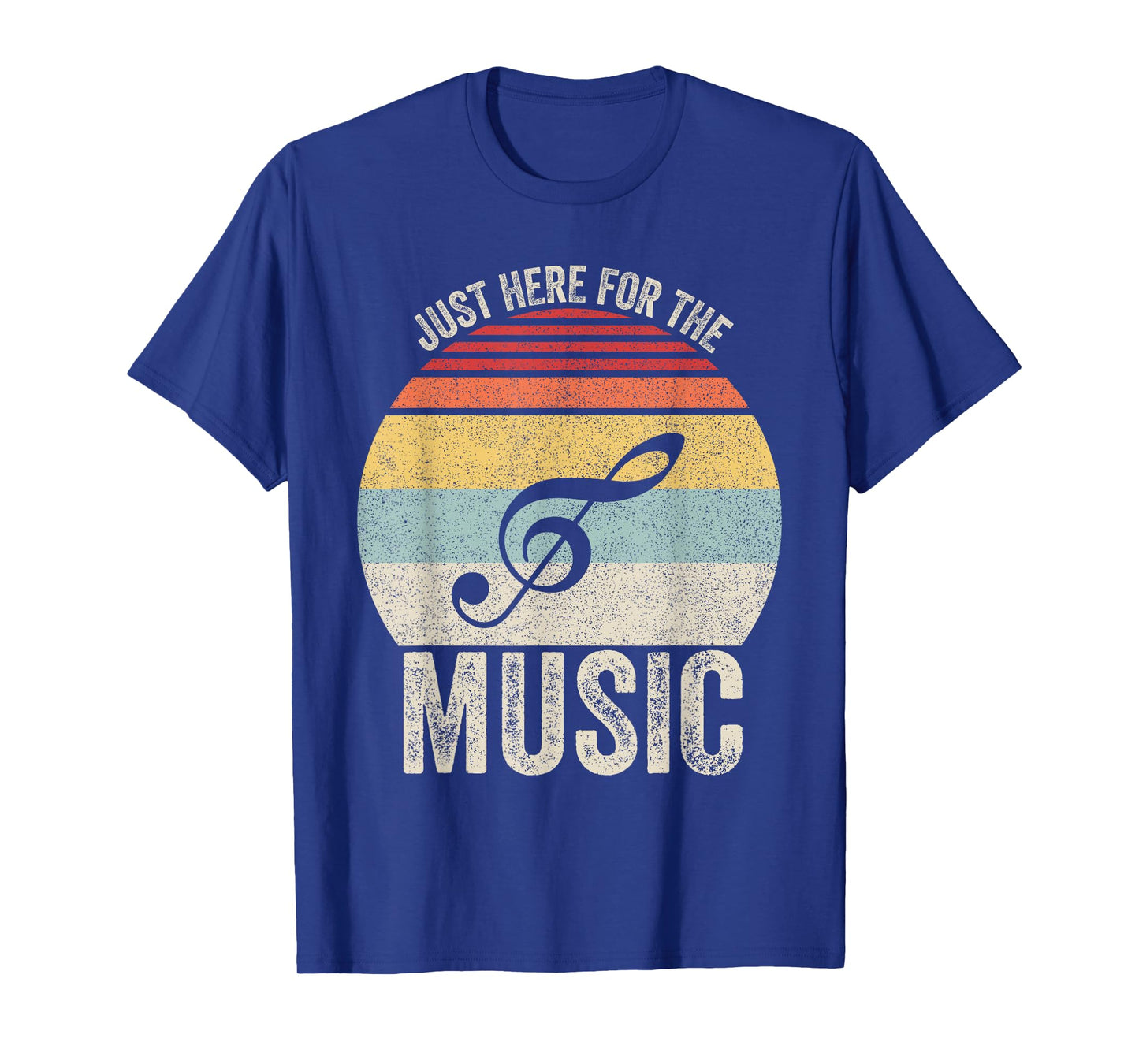 Vintage Retro Just Here For The Music T-Shirt