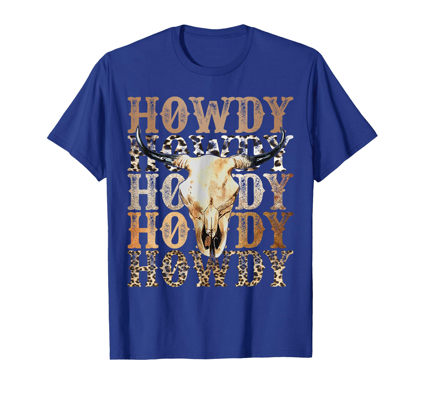 Retro Howdy Cowboy Cowgirl Western Rodeo Mens Women T-Shirt