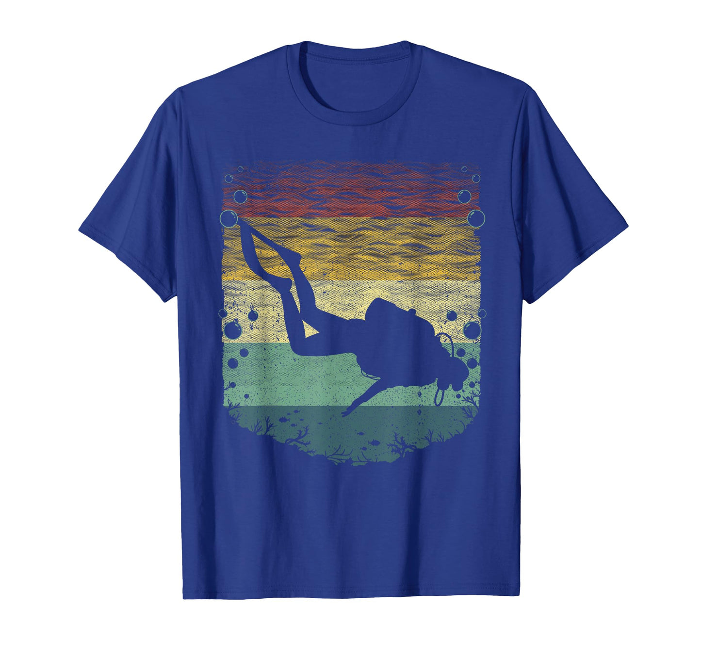 Cool Scuba Diving Art For Men Women Kids Scuba Dive Diver T-Shirt