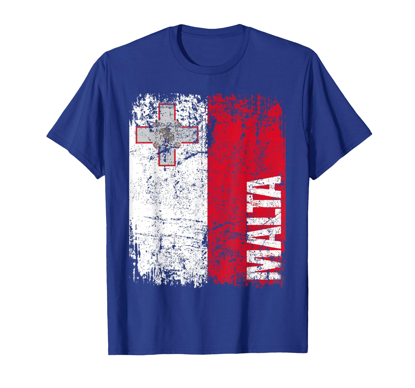MALTA Flag Vintage Distressed MALTA T-Shirt