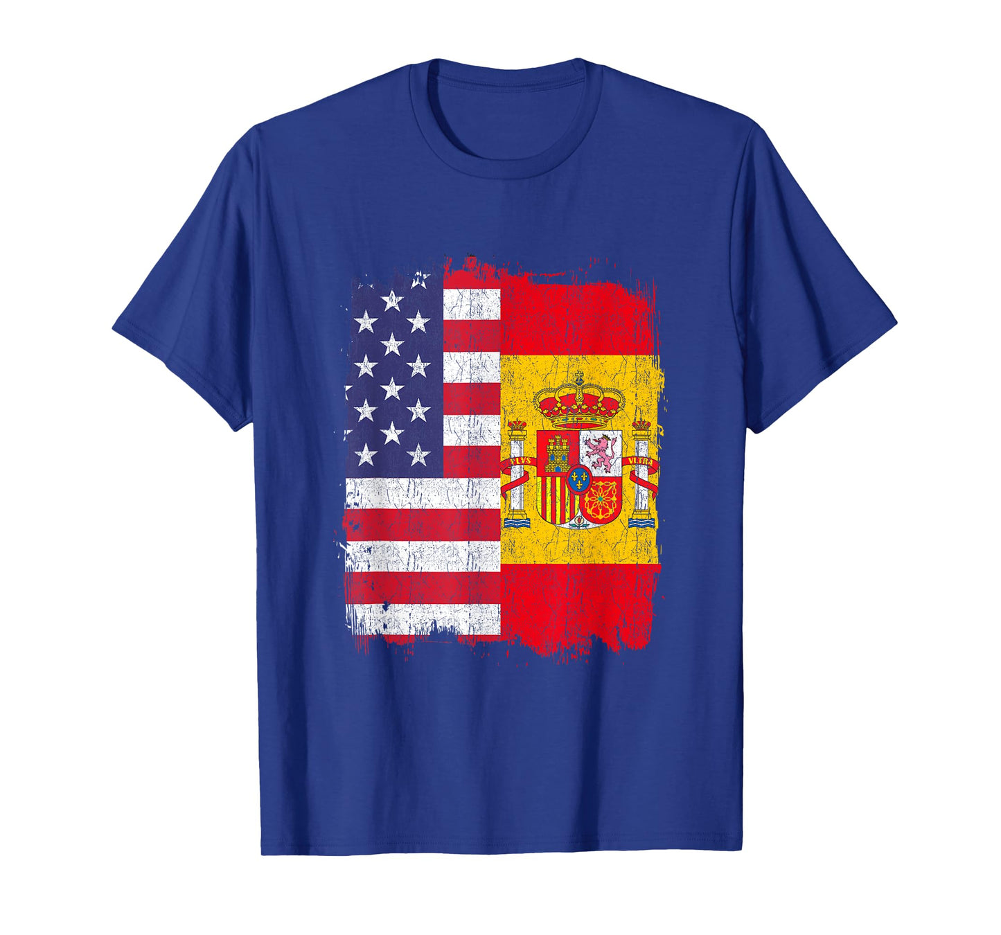 USA Spain Flag American Spanish T-Shirt