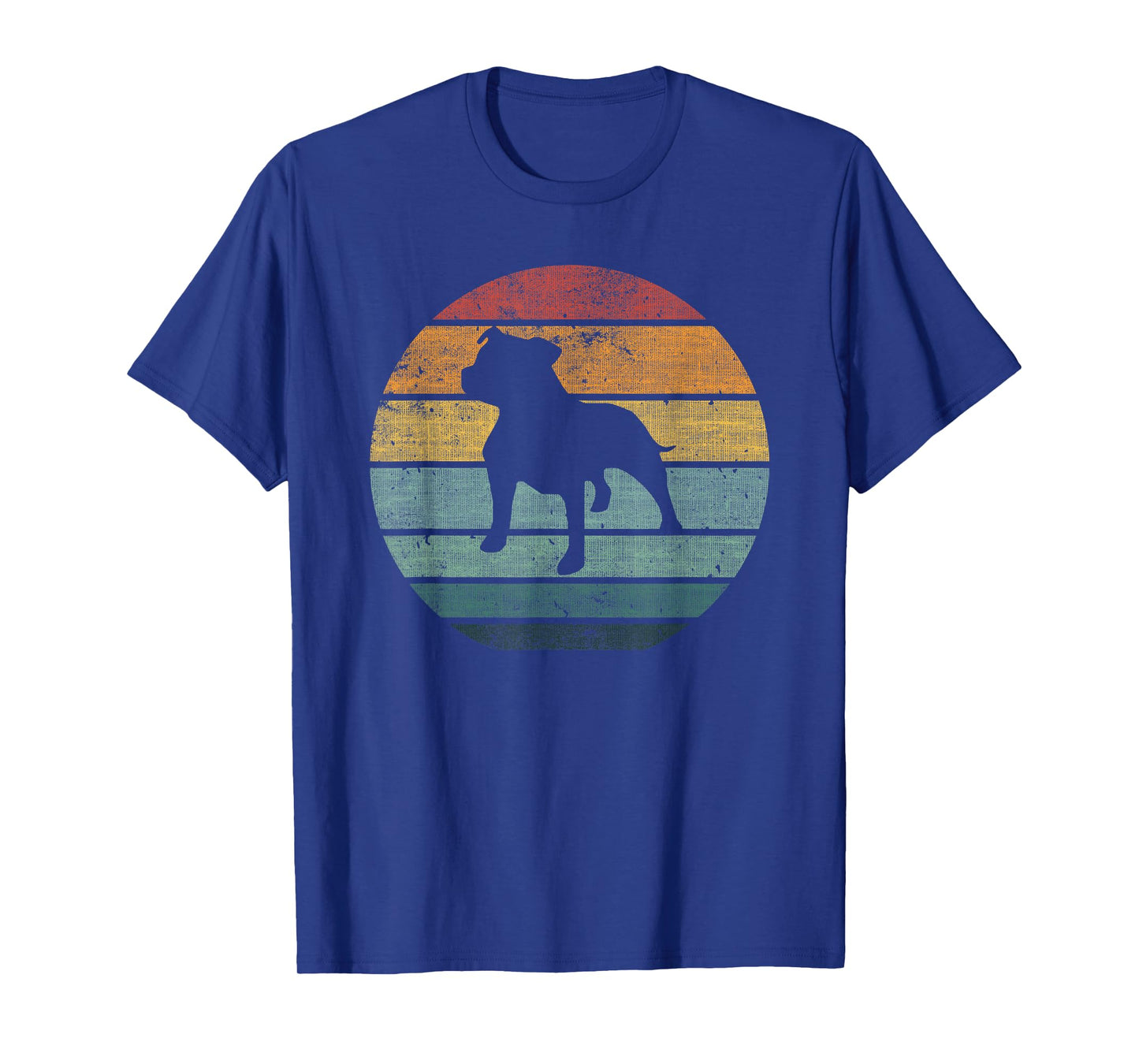 Staffordshire Bull Terrier Staffy Dog Breed Retro Vintage T-Shirt