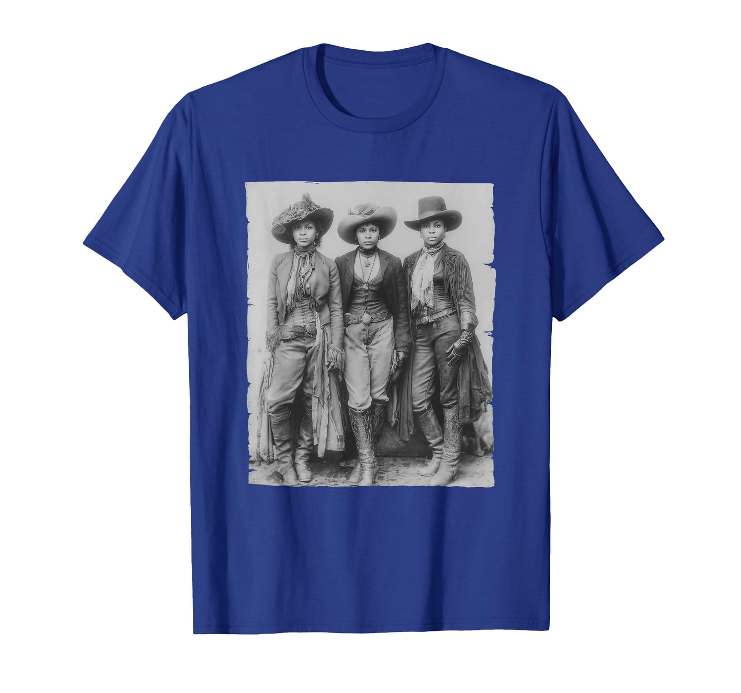 Black African American Cowgirl Western Country Texas Rodeo T-Shirt