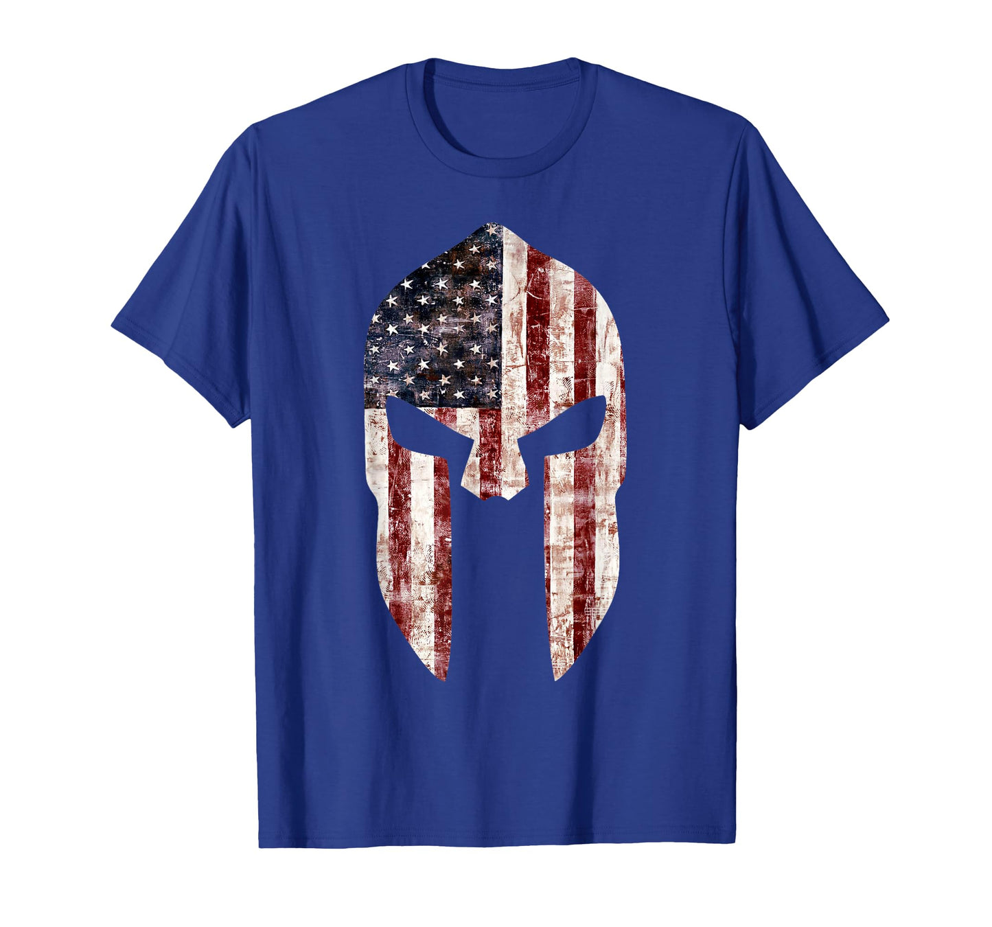 Spartan Helmet American Flag T-Shirt