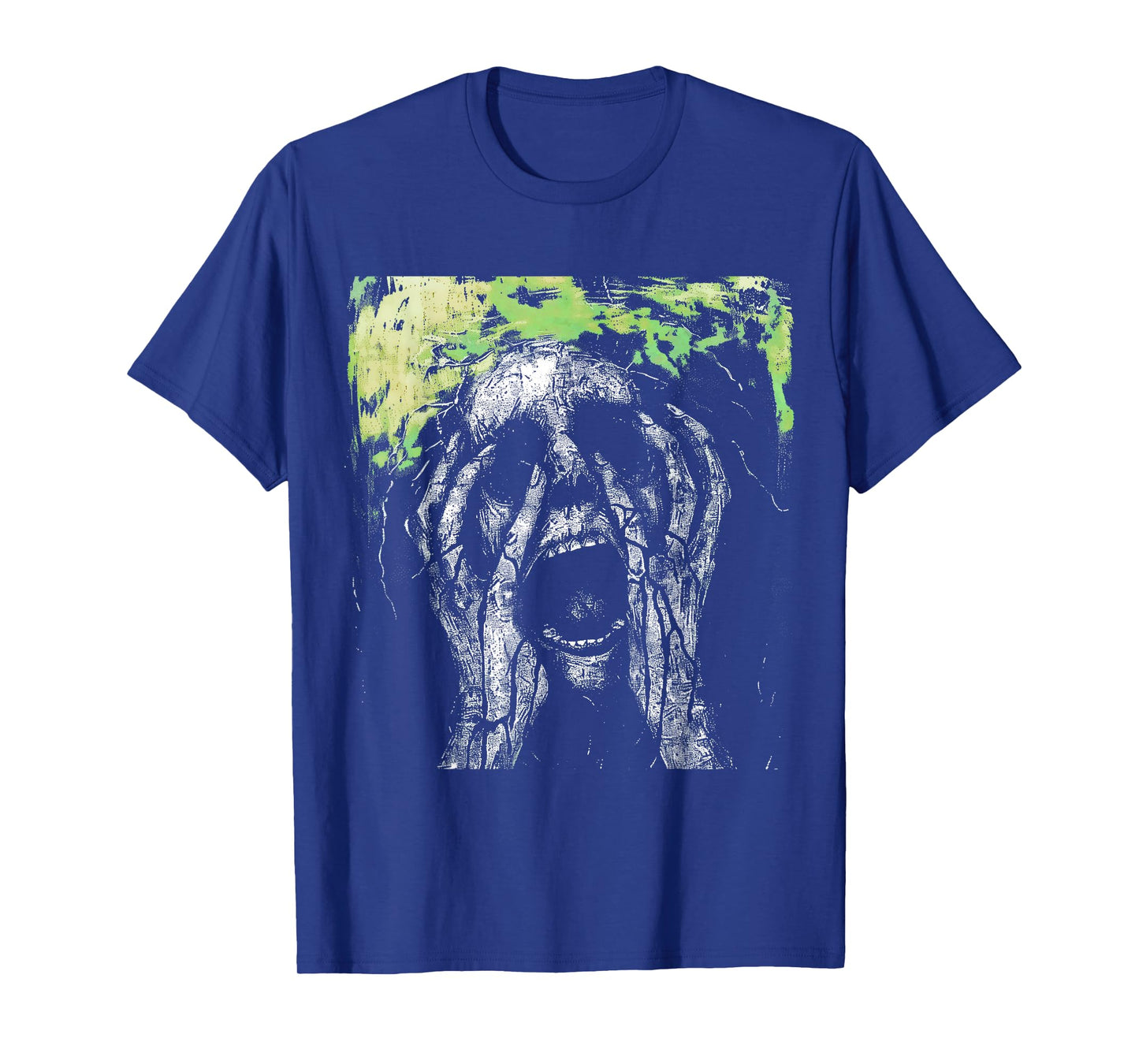 Skull Grunge Goth Alt Gothic Demonic Scary Screaming Face T-Shirt
