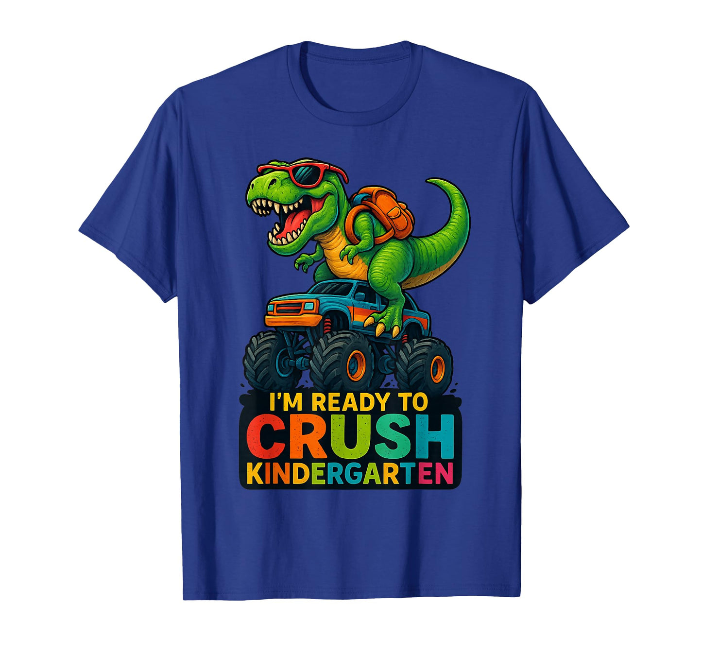 Back To School Boy Dinosaur I'm Ready To Crush Kindergarten T-Shirt