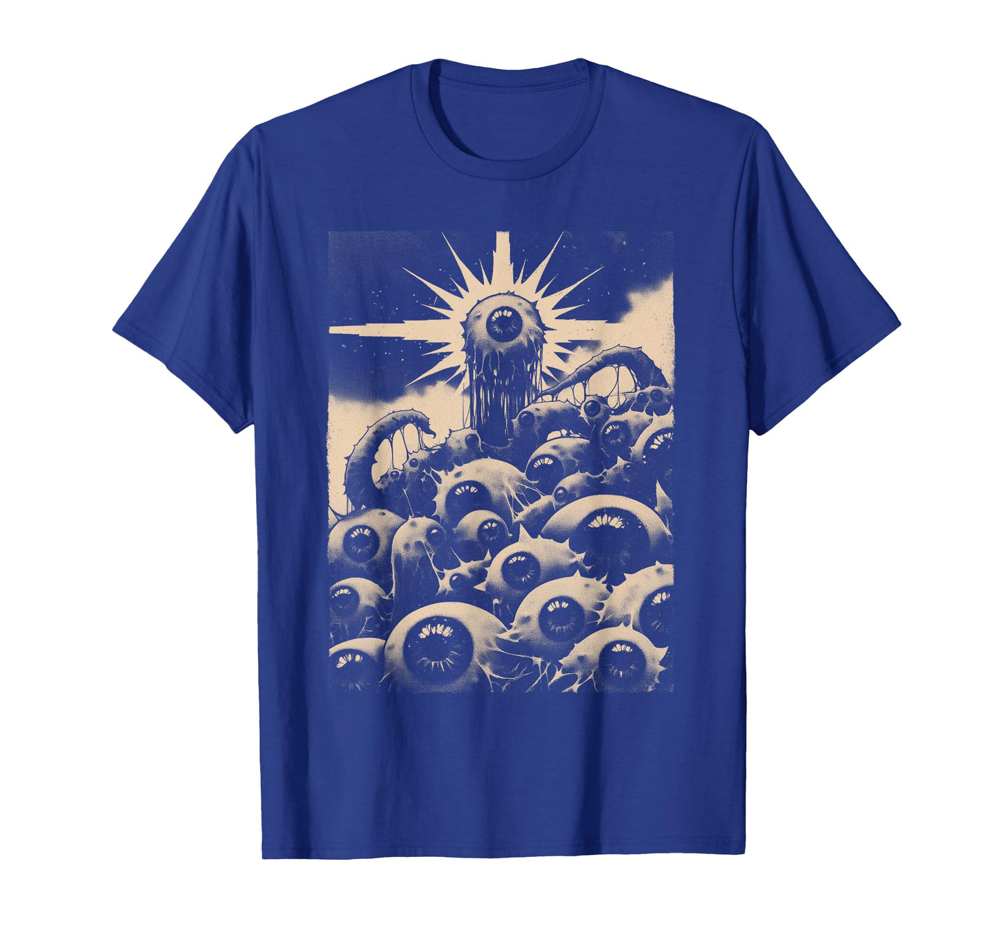 Weirdcore Eyeballs Goth Witch Goblincore Trippy Horror Punk T-Shirt