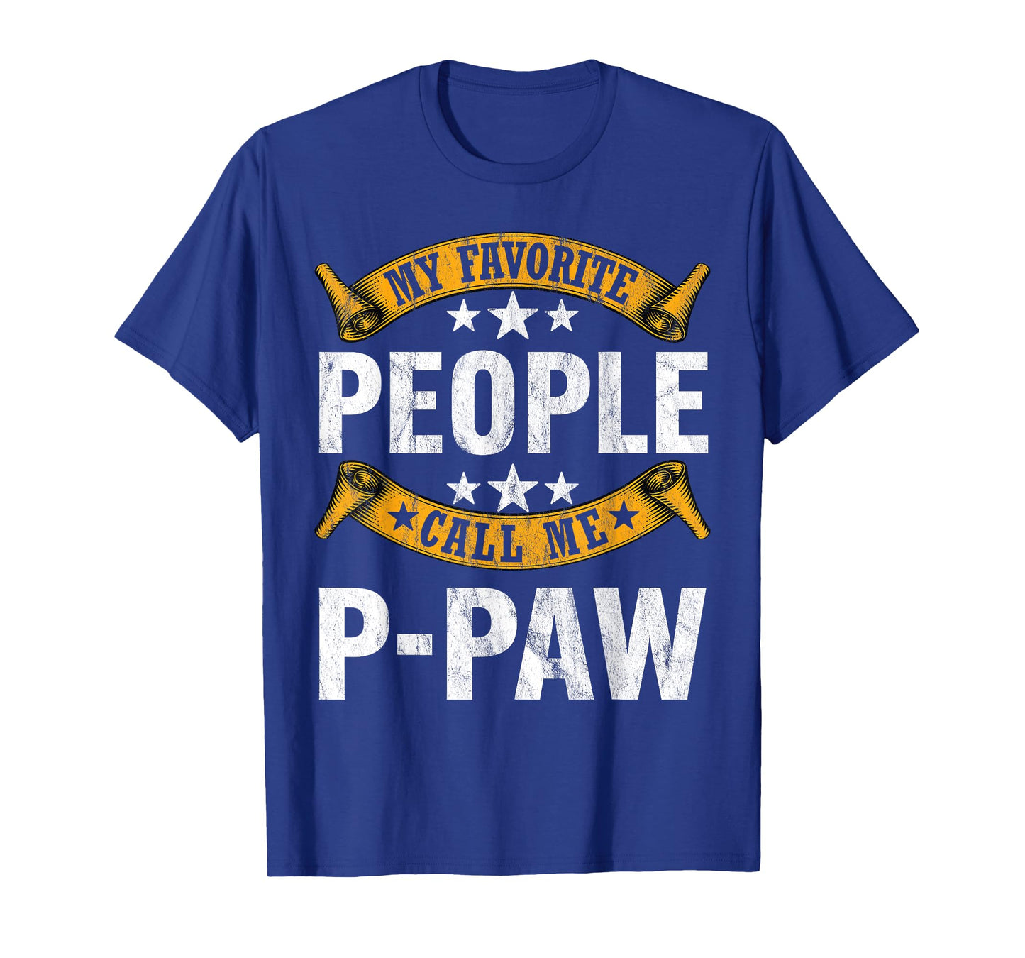 My Favorite People Call Me P-paw Vintage Fathers Day T-Shirt