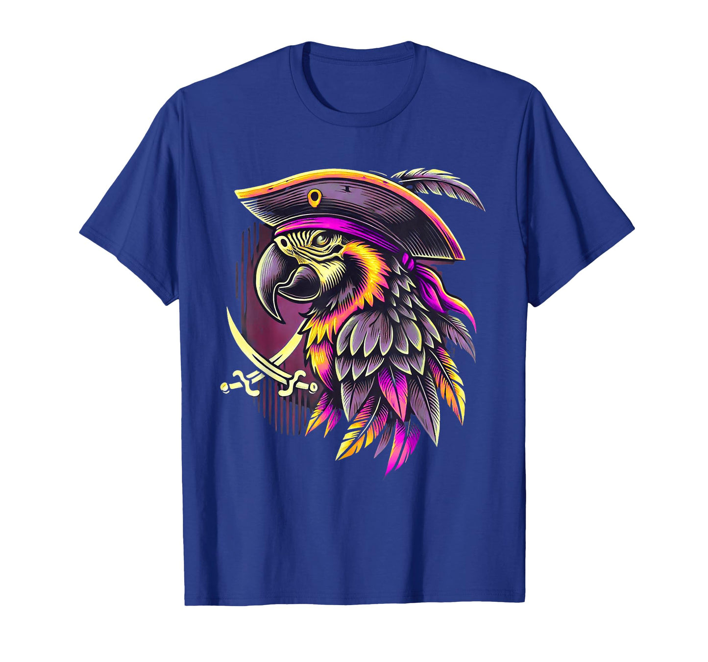 Parrot Pirate Freebooter Jolly Roger Pirate Parrot T-Shirt