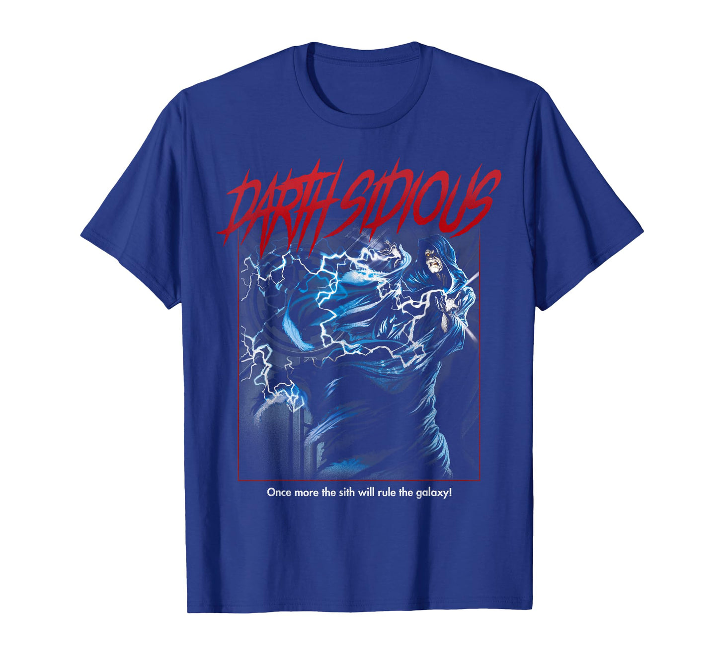 Star Wars Halloween Darth Sidious Dark Portrait T-Shirt
