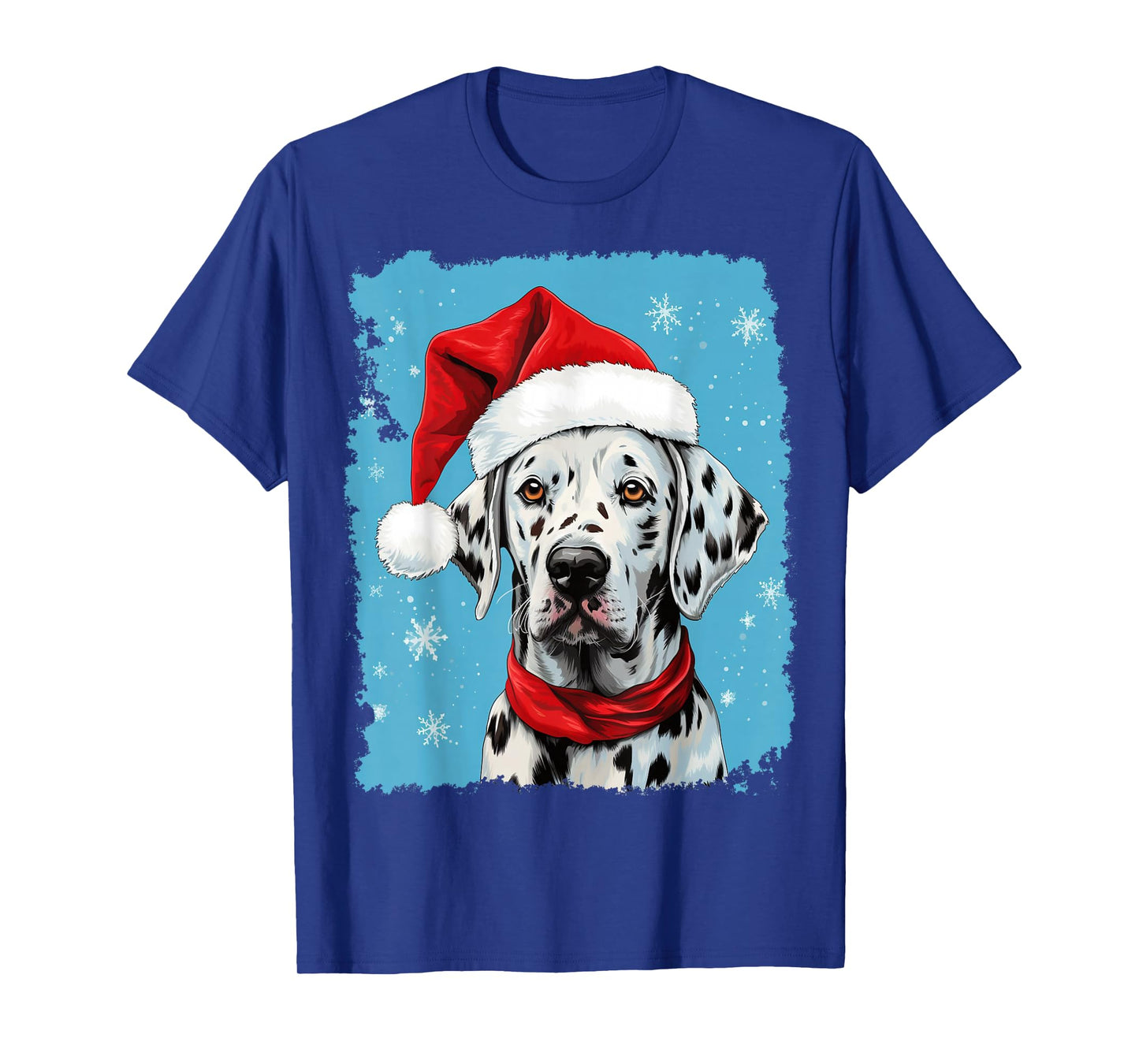 Pop Art Dog Dalmatian Christmas T-Shirt