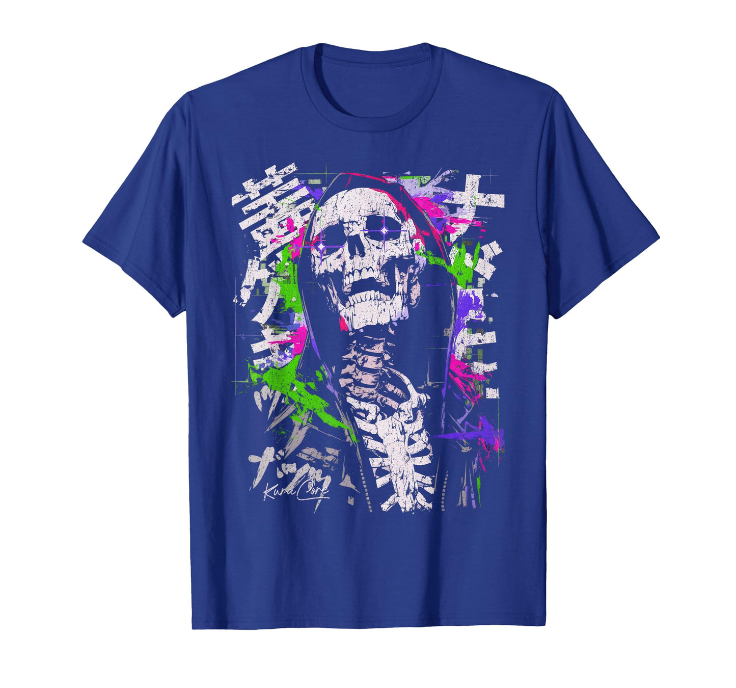 Japanese Streetwear Cyberpunk Y2K Techwear Retro Manga Anime T-Shirt