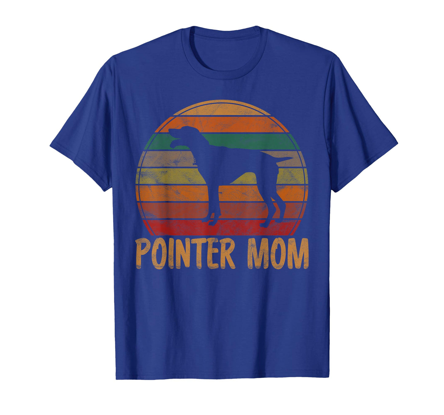 Retro Pointer Mom Gift Rott Dog Mother Pet Pointer Mama T-Shirt