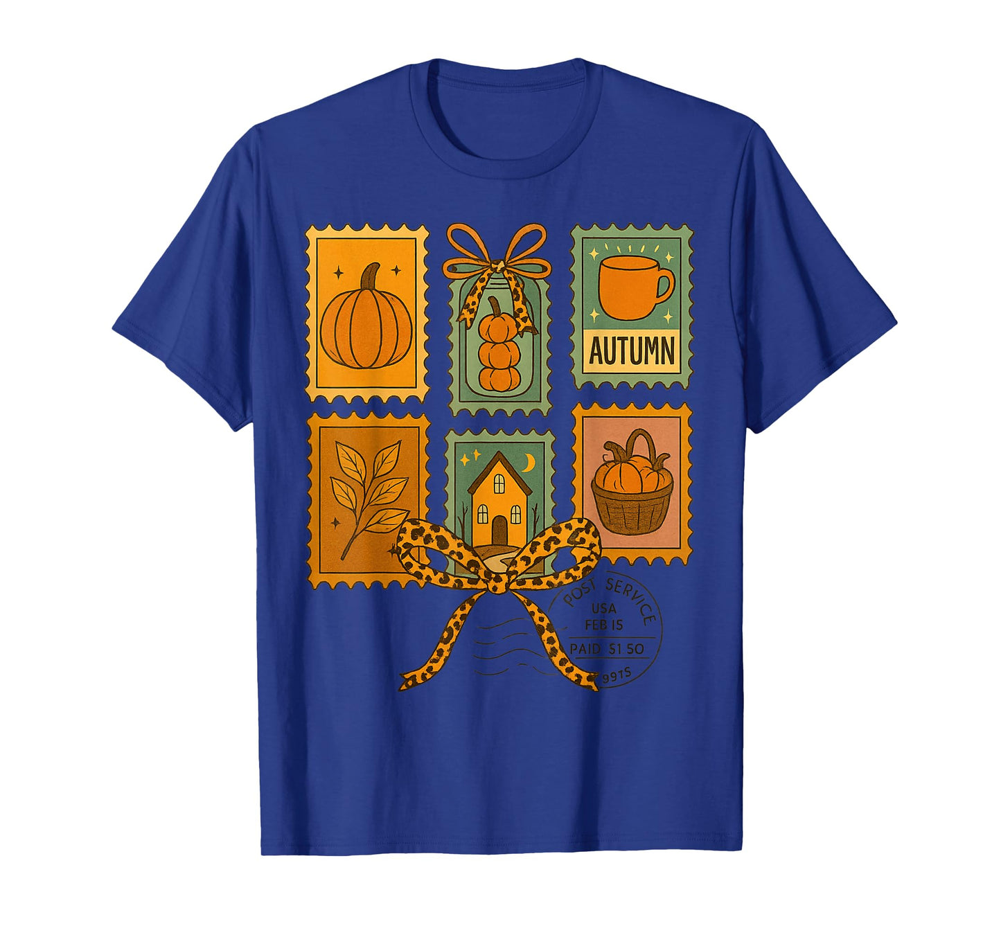 Thanksgiving Vintage Boho Floral Fall Vibes Funny Coquette T-Shirt