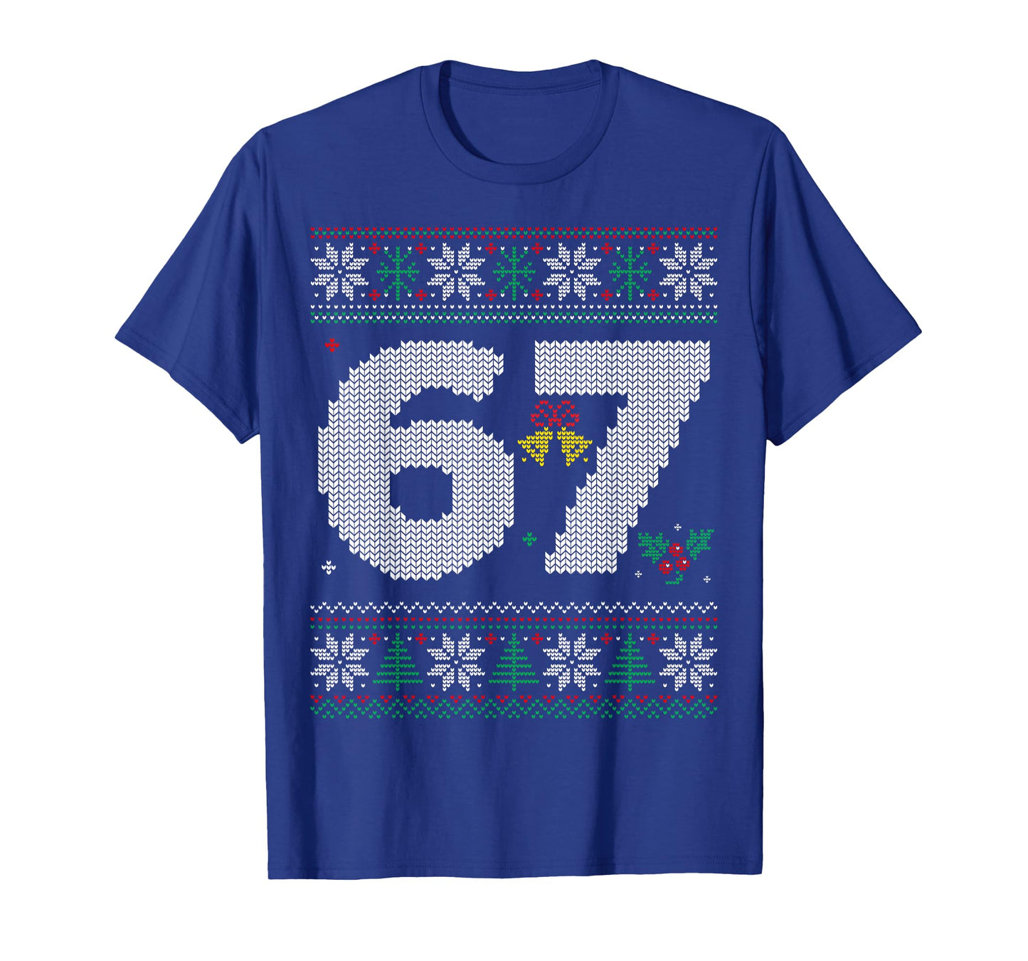 67 Knitted Couple Matching Holiday Xmas Sweater Happy 2026 T-Shirt