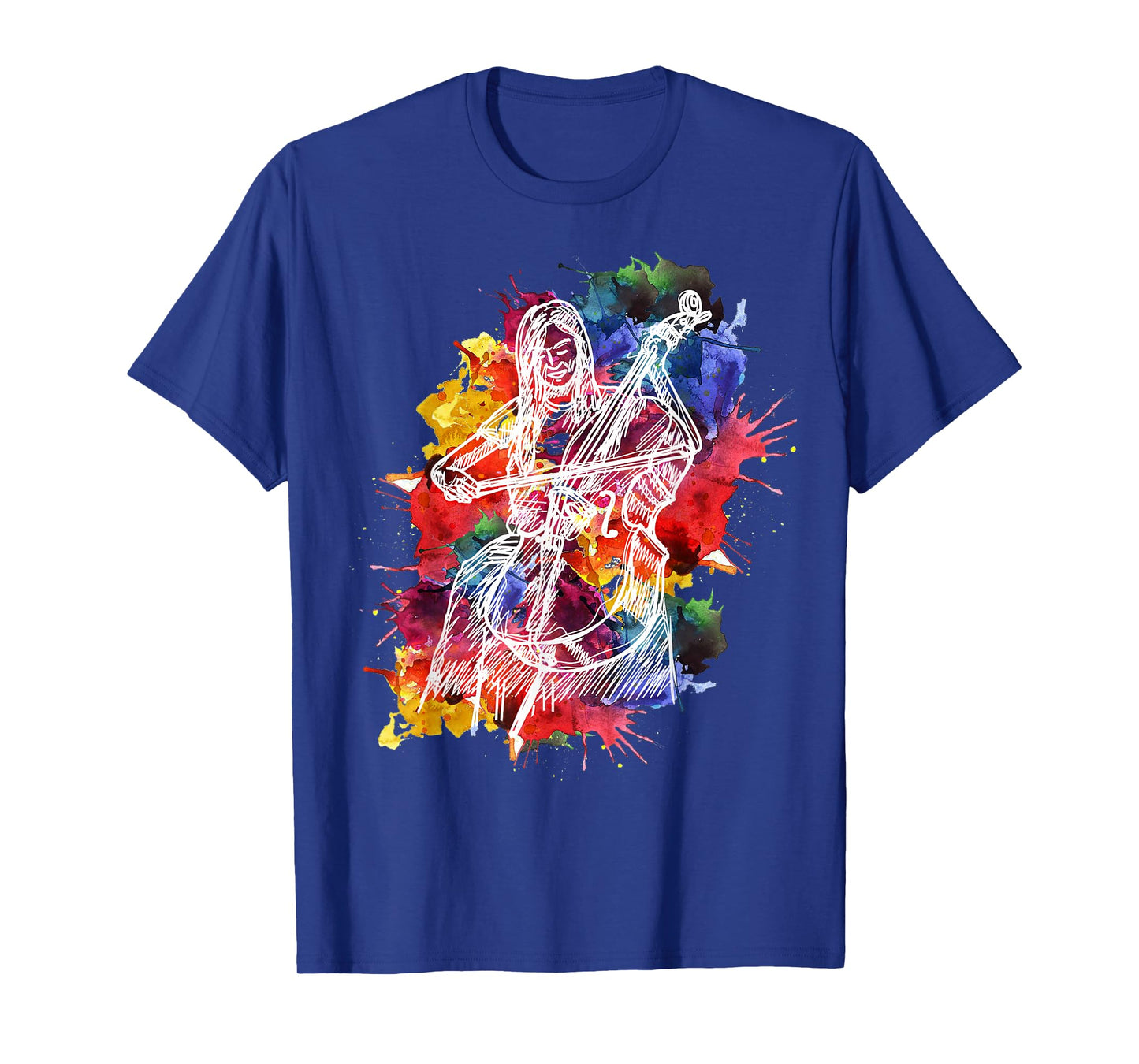 Cello Cellist Player Gift Instrument Art T-Shirt
