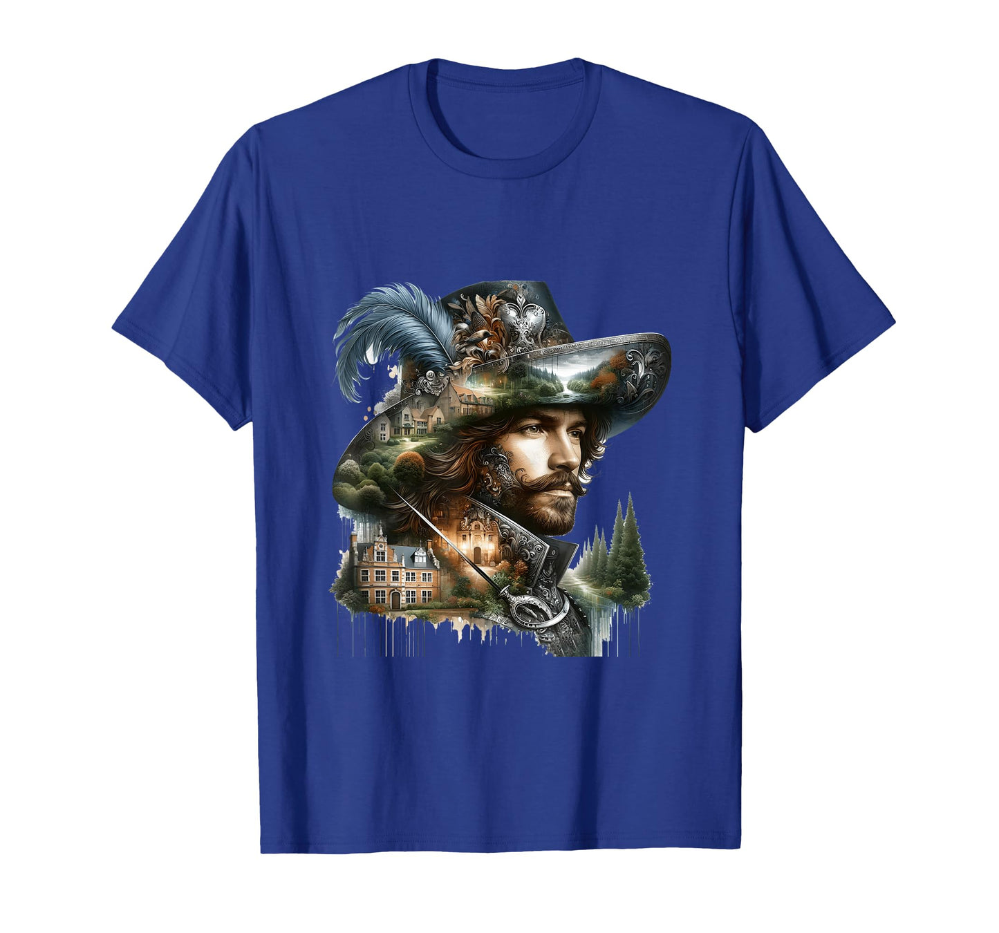 Fantasy Cute Brave French Musketeer T-Shirt
