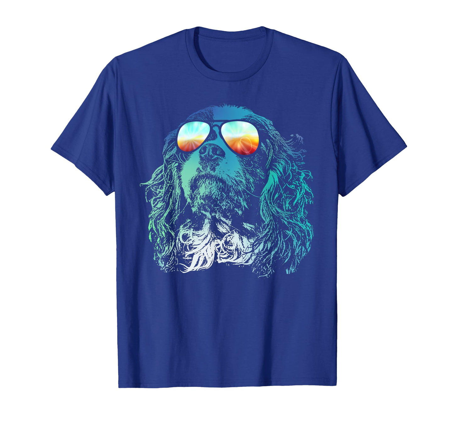 Disco Groovy Cavalier King Charles Spaniel T-Shirt Dog Gift T-Shirt for Men Women Girls Kids