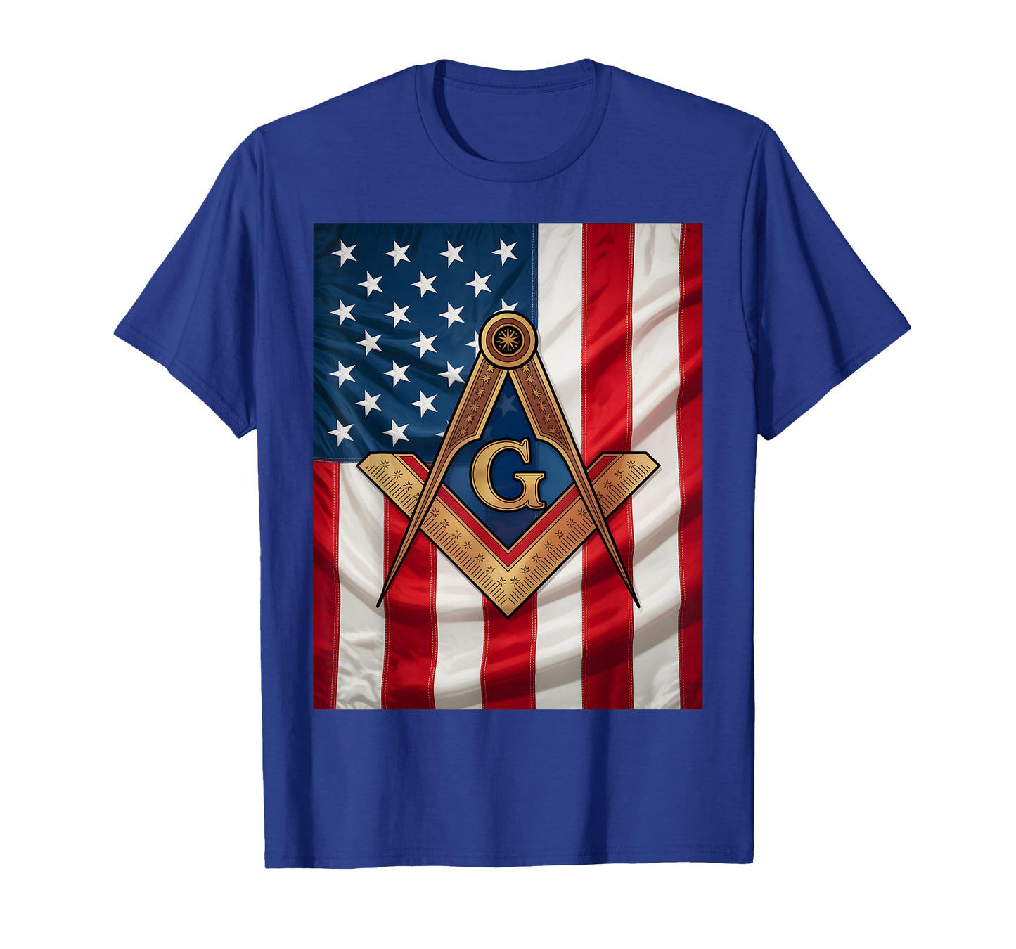 Freemason American Flag Heritage Design T-Shirt
