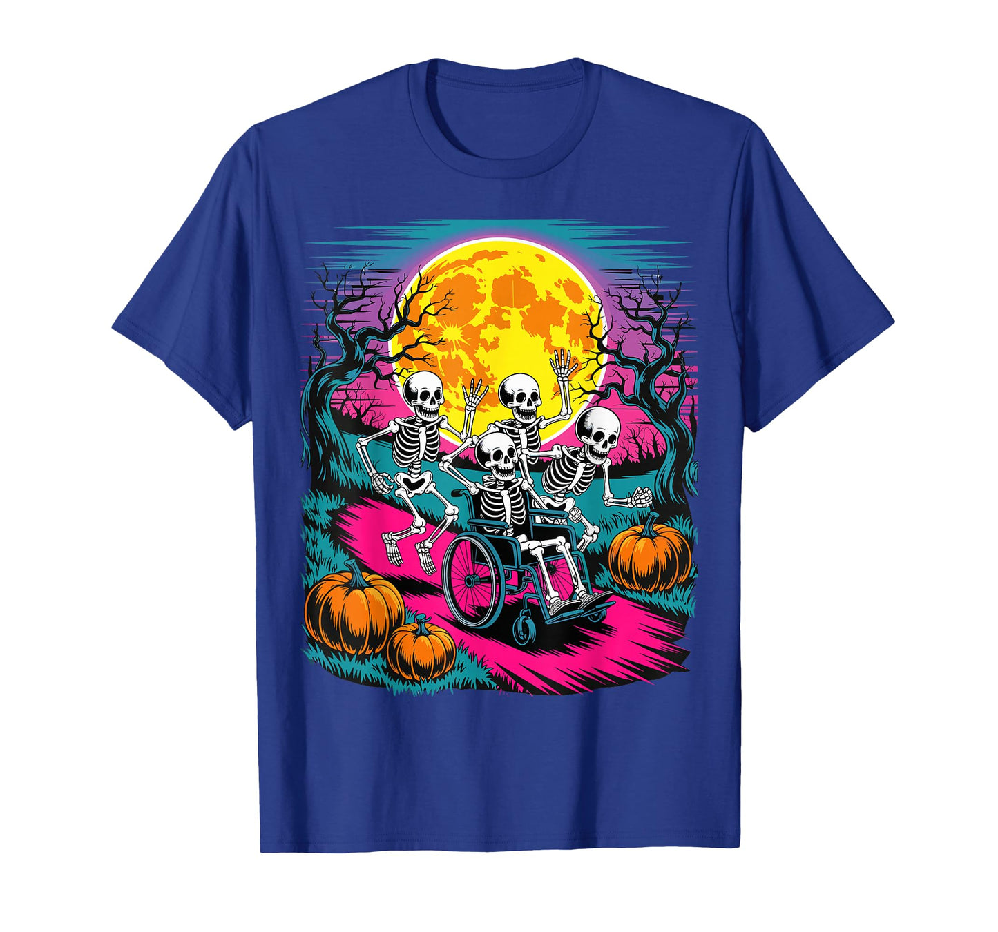 Nurse Skeletons Halloween Healthcare CNA Medical Crew T-Shirt