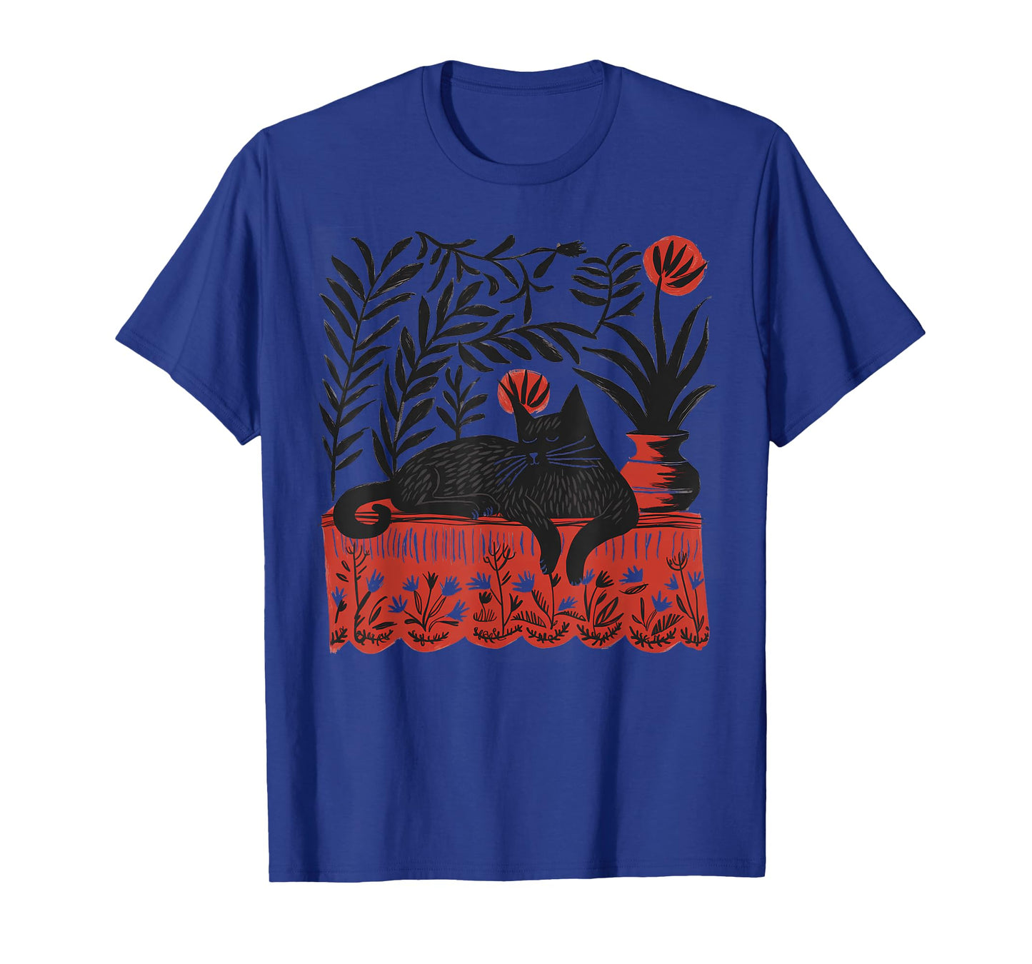 Matisse The Red Room Inspired Cat Artistic Design Cat Lover T-Shirt