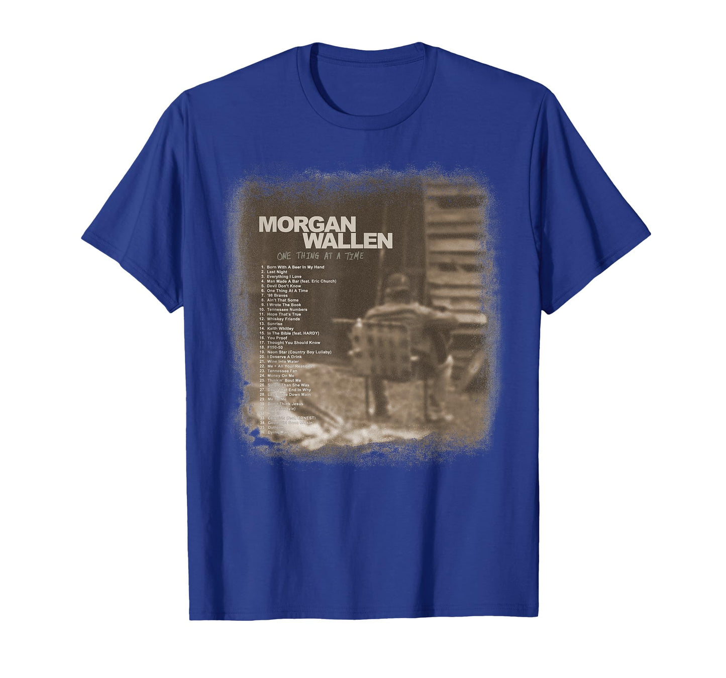 Official Morgan Wallen Tracklist T-Shirt