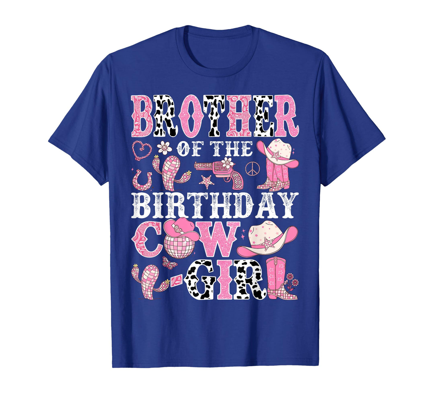 Brother Of The Birthday Cow-Girl Rodeo CowGirl Birthday T-Shirt
