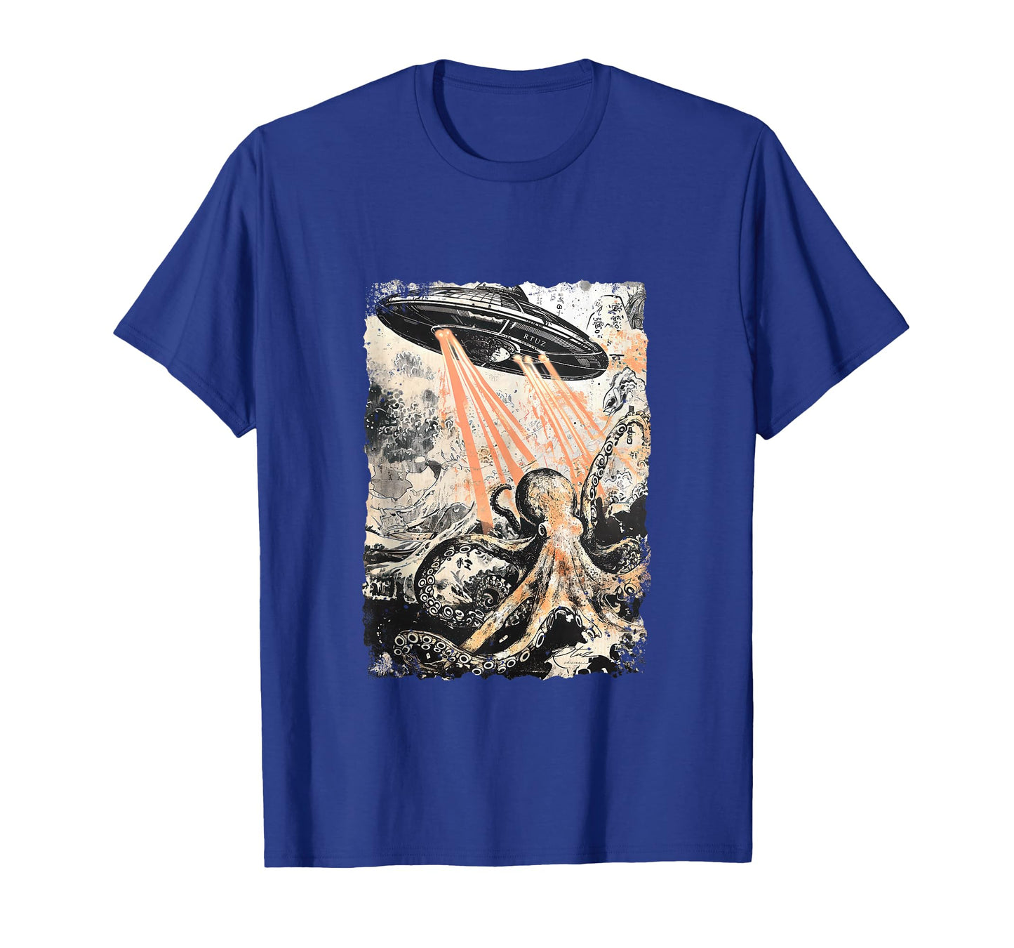 Vintage Octopus UFO UAP Alien Octopus Octopus Tank Top
