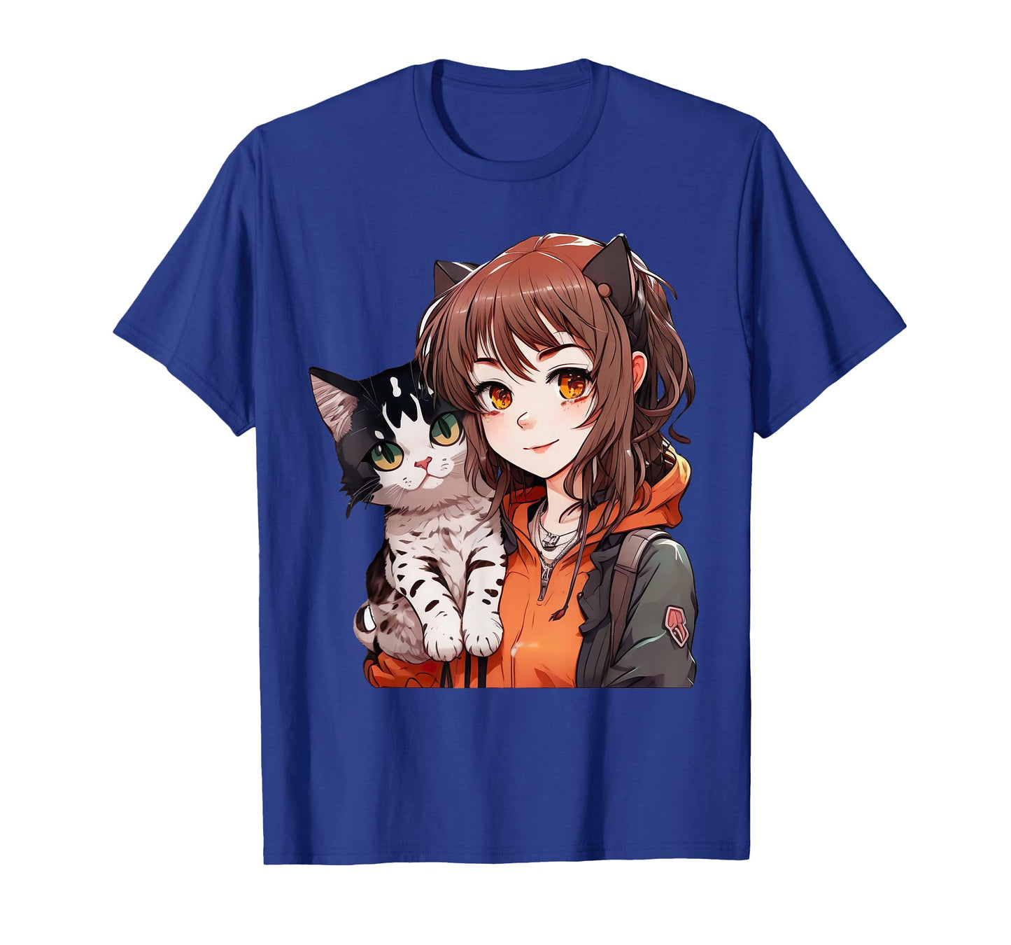 Anime and Cats Lover for Teen Manga kawaii Graphic Otaku T-Shirt