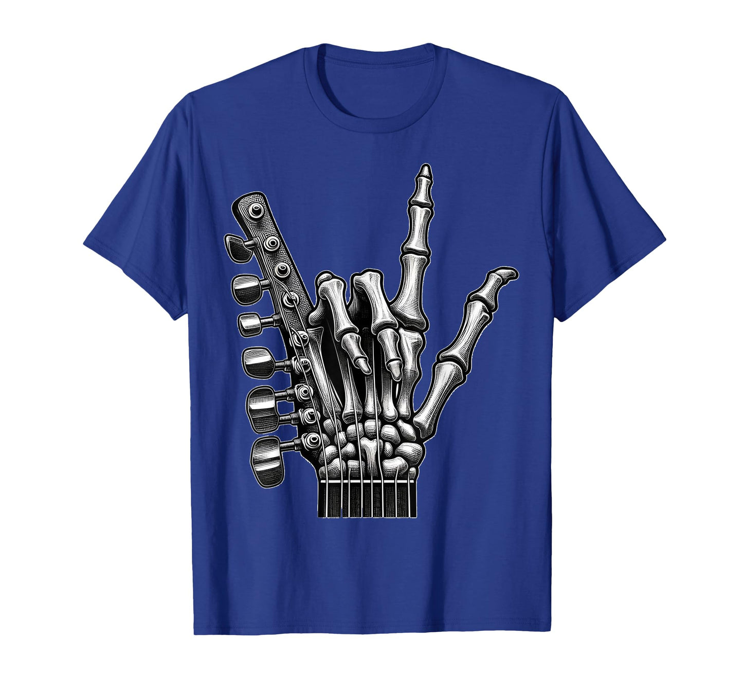 Skeleton Hand Rock On Design for Music Lovers T-Shirt