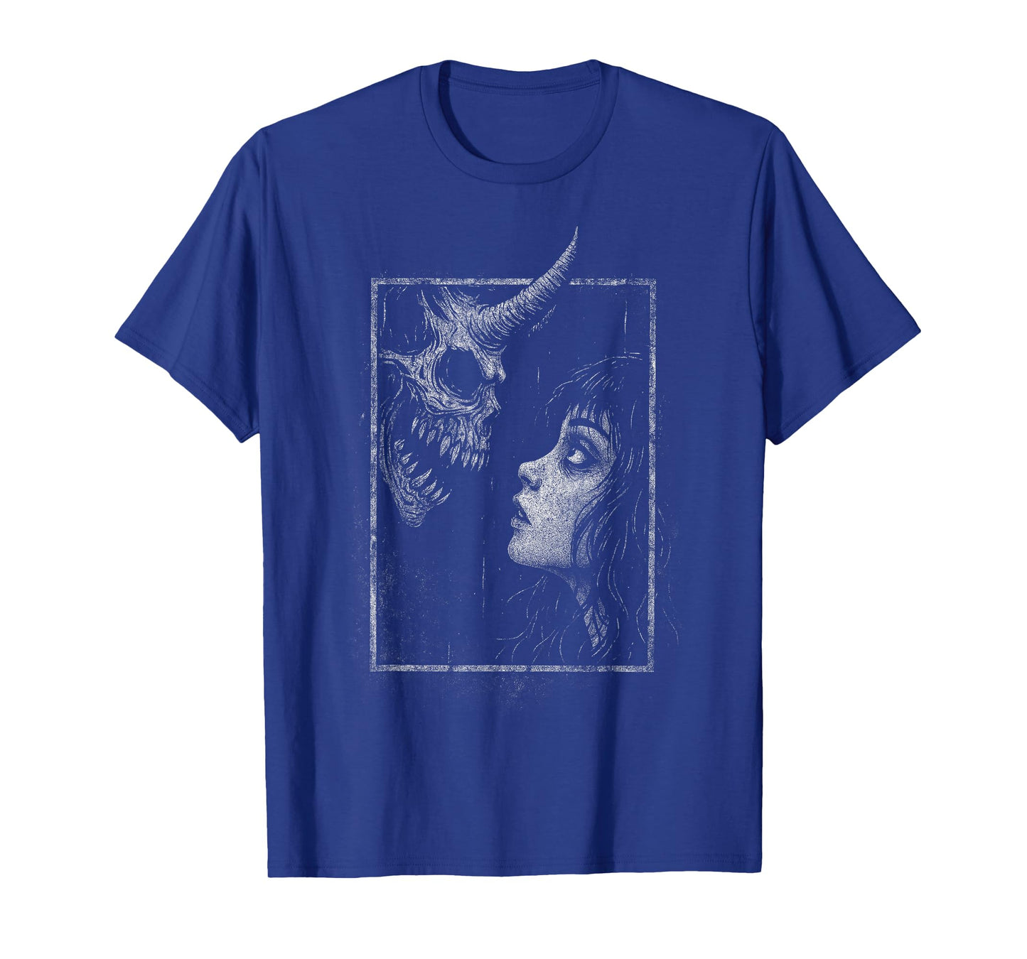 Horror Creepy Demon Monster Anime Manga Alt Scary Goth Girl T-Shirt