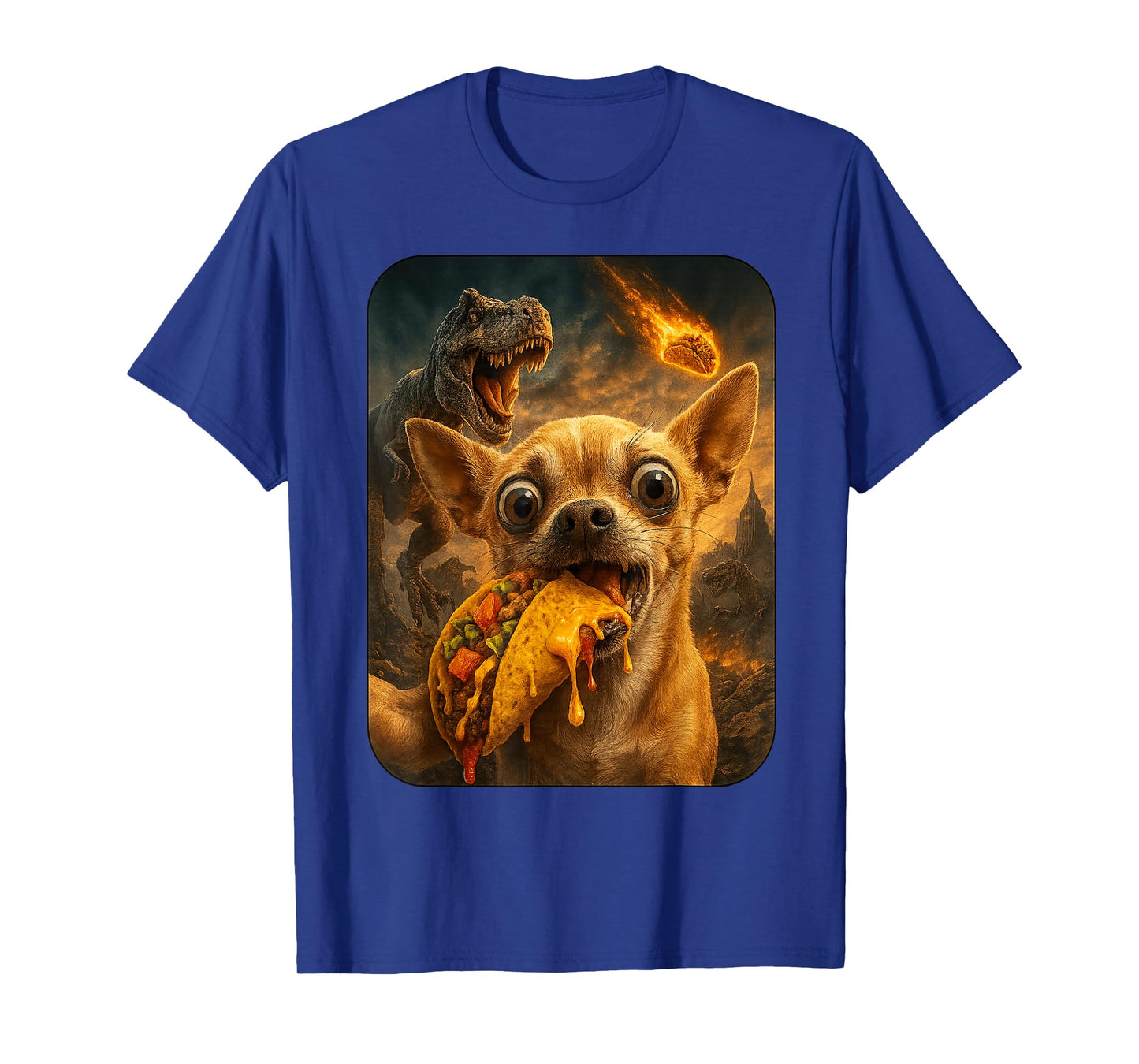 Chihuahua Shirt - Funny Dinosaur Taco Tuesday T-Shirt