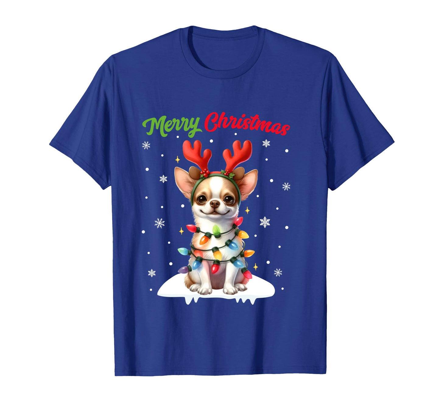 Christmas Pajamas Men Women Kids Christmas Chihuahua Dog Long Sleeve T-Shirt